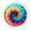 Tie Dye- Wall Clock