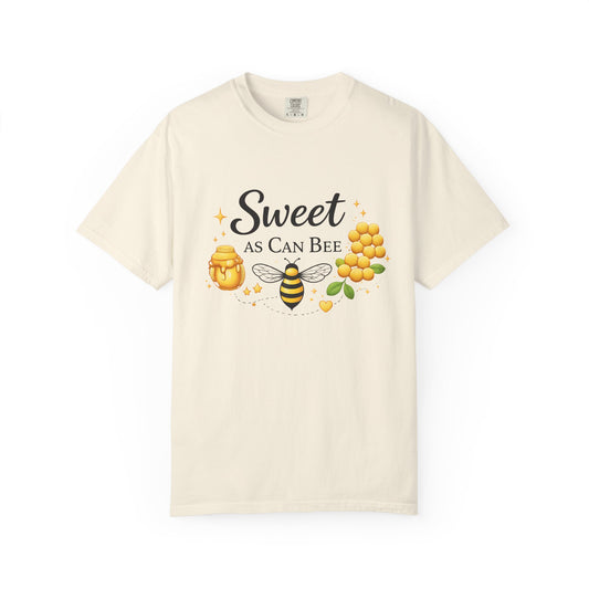 Sweet As Can Bee T-Shirt — Cute Bee & Honey Graphic Tee - Creations by Chris and Carlos