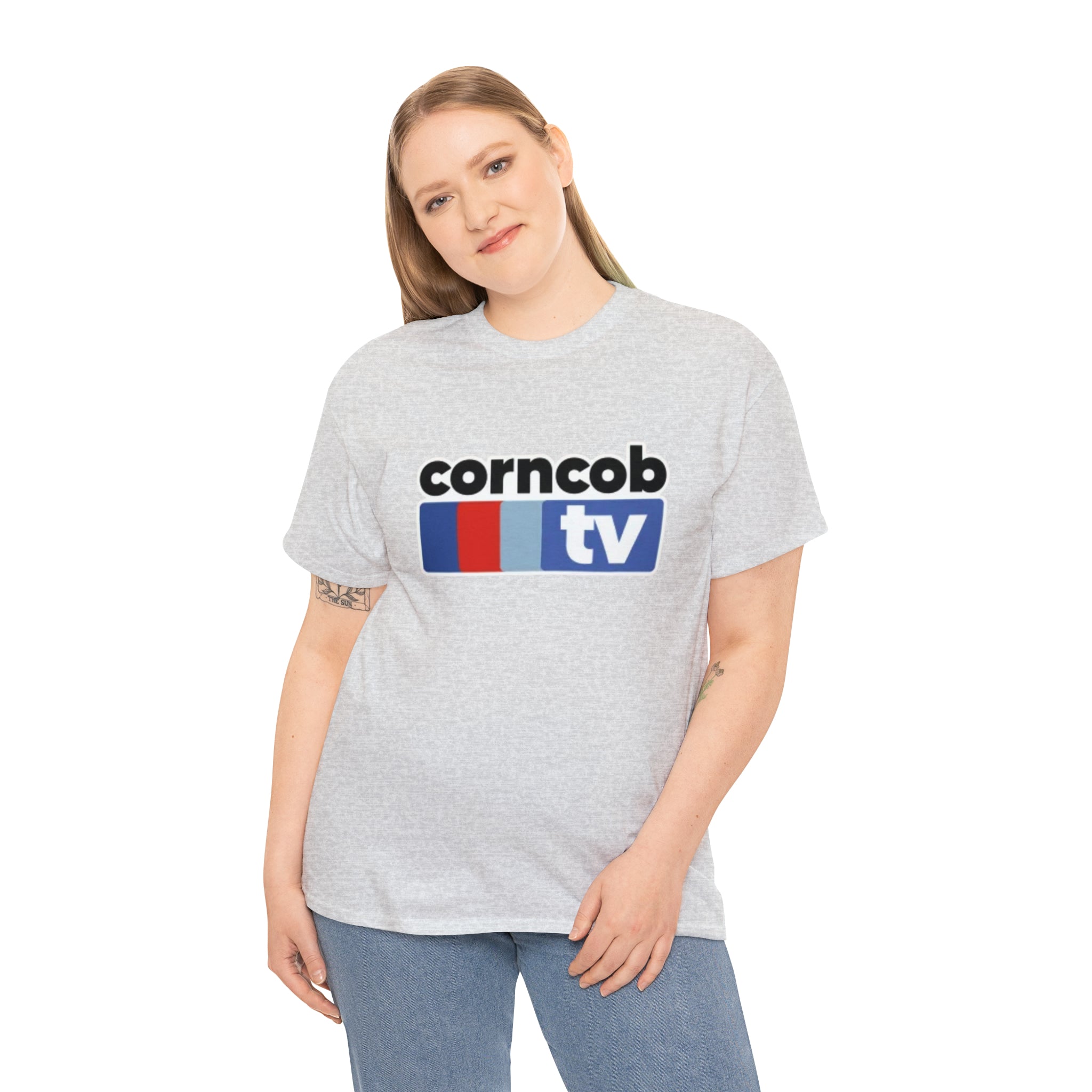 Corncob Tv- Unisex Heavy Cotton T-Shirt - Creations by Chris and Carlos