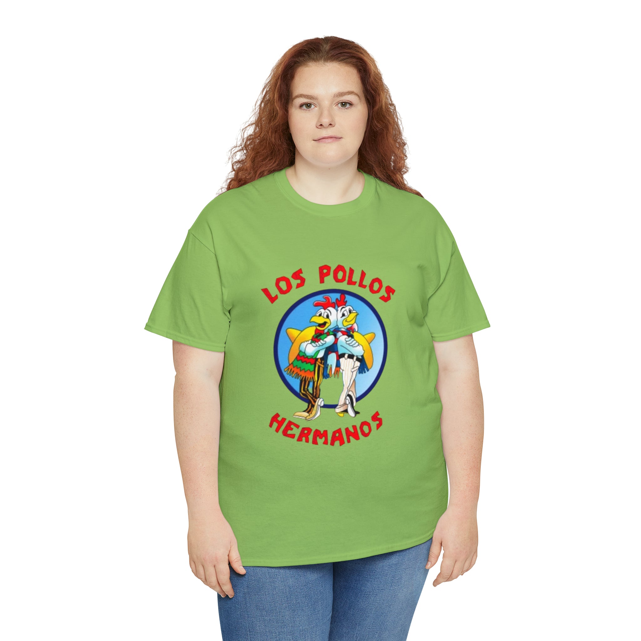 Pollos- Unisex Heavy Cotton T-Shirt - Creations by Chris and Carlos
