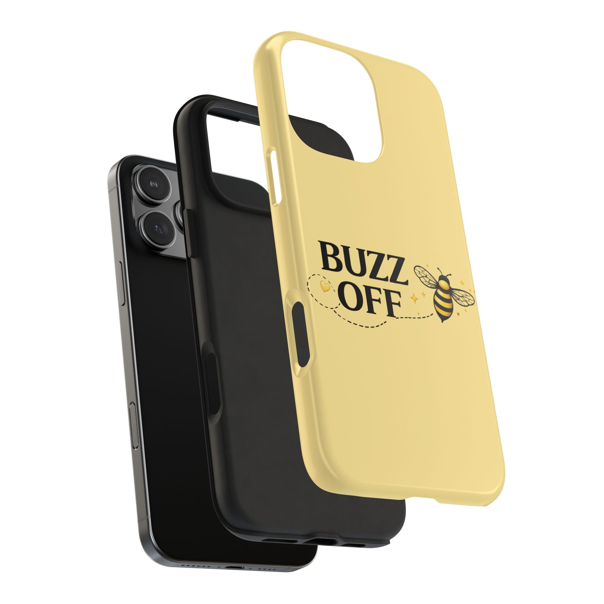 Buzz Off Bee Happy Always Phone Case - Creations by Chris and Carlos