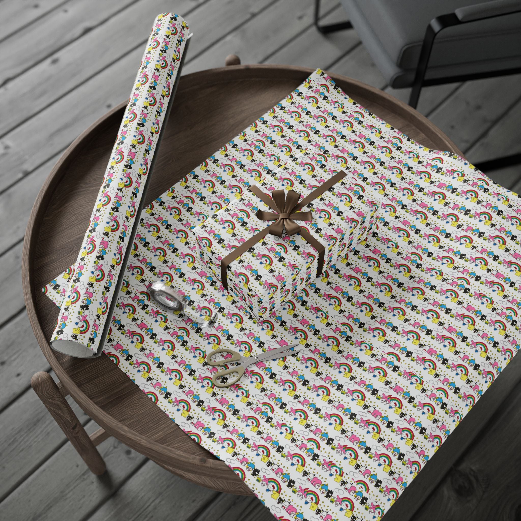 Unicorn & Rainbow Kids Wrapping Paper Roll — Cute Cartoon Gift Wrap for Birthdays & Baby Showers - Creations by Chris and Carlos