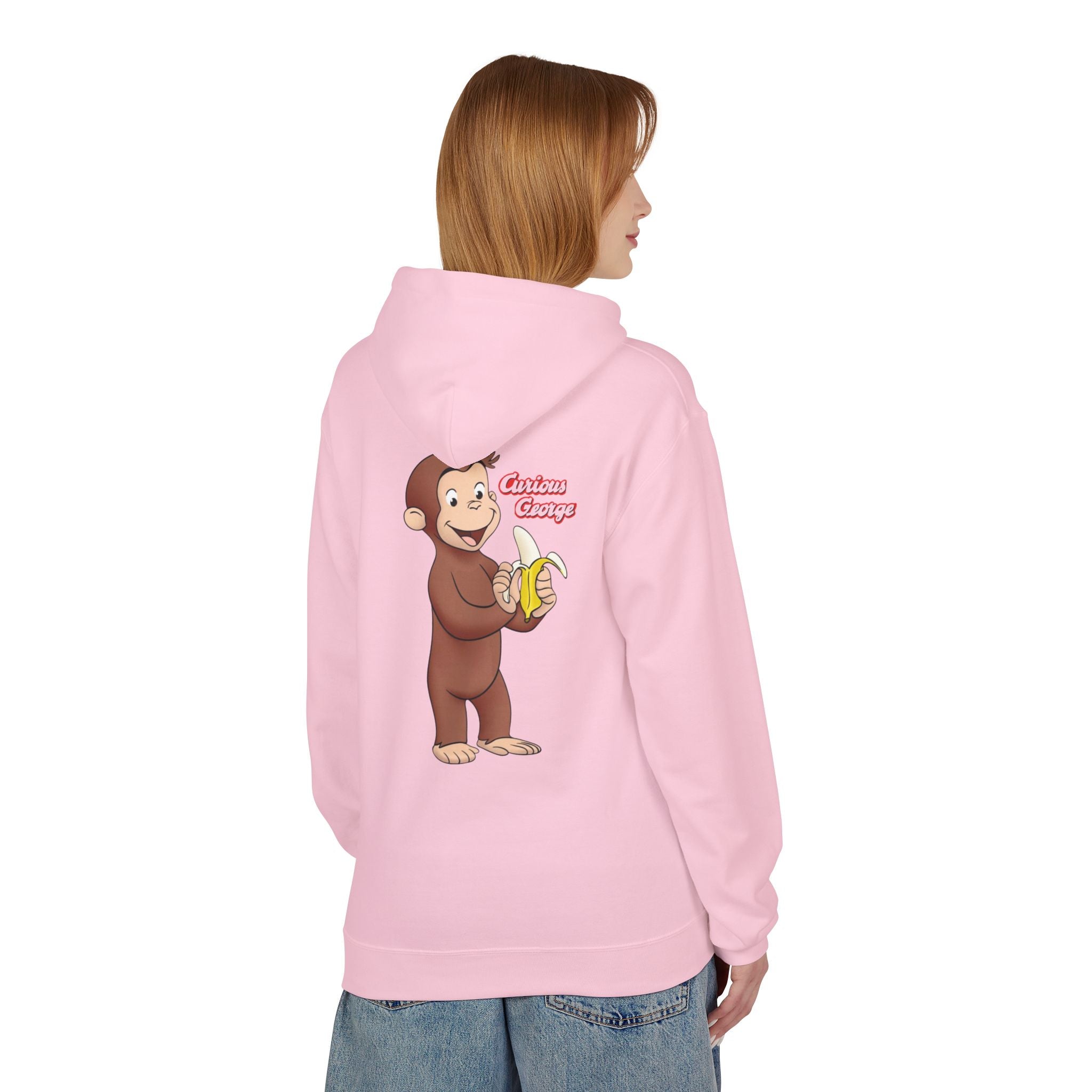 Hoodie — Curious George "Curious Monkey" Banana Graphic Fleece Hoodie - Creations by Chris and Carlos
