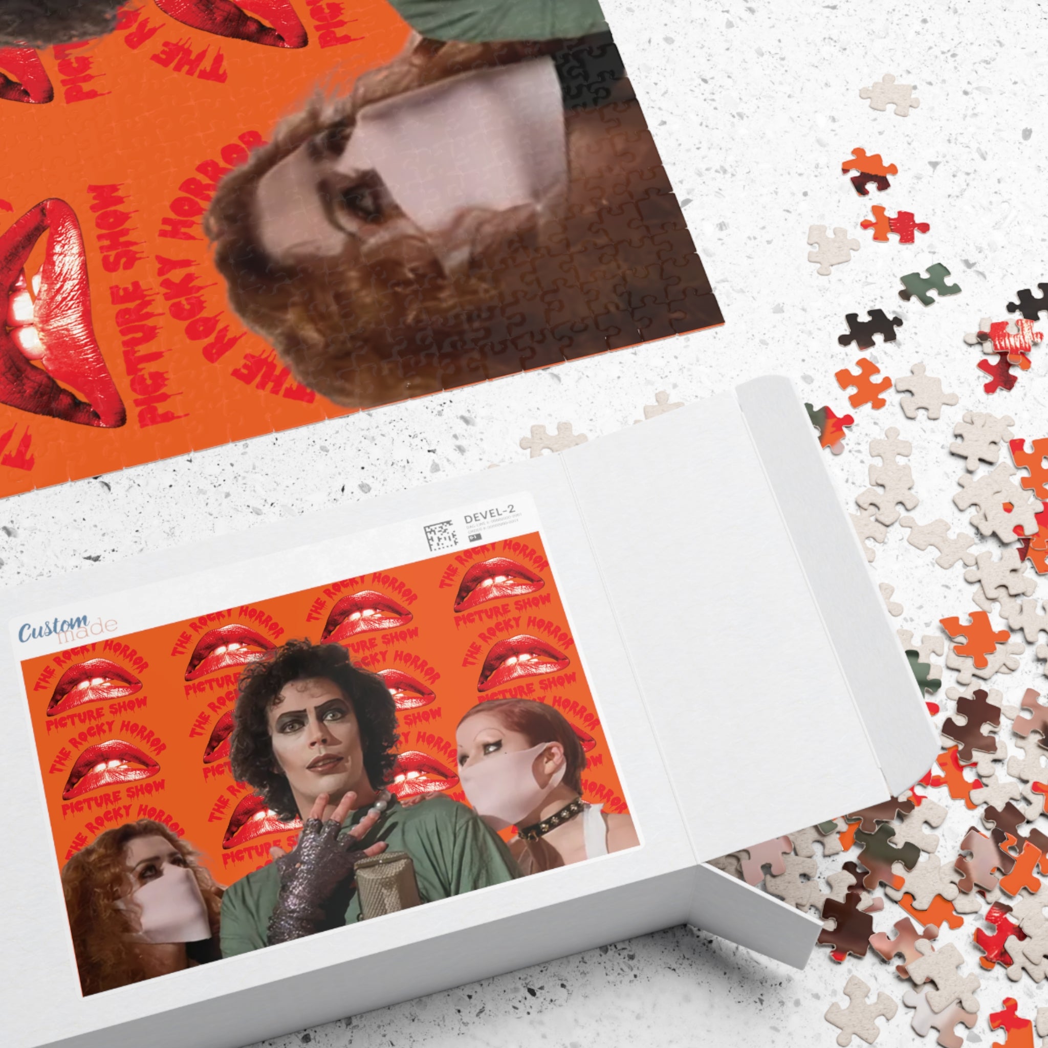 The Rocky Horror Picture Show- Orange Puzzle - Creations by Chris and Carlos
