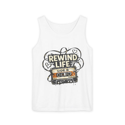 Rewind Life Vintage Cassette Tank Top - Creations by Chris and Carlos