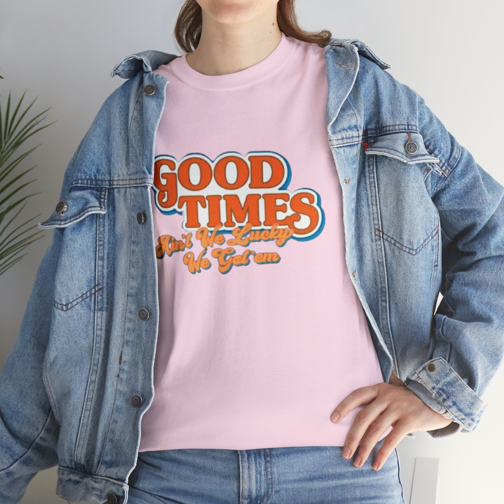 Good Times 70's TV Show- Unisex Heavy Cotton T-Shirt - Creations by Chris and Carlos