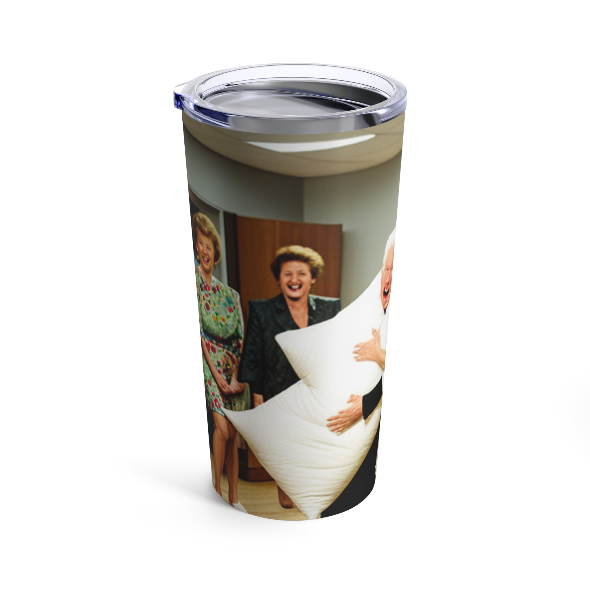 Keeping Up Appearances 90's TV Show- Pillow Fight Tumbler 20oz - Creations by Chris and Carlos