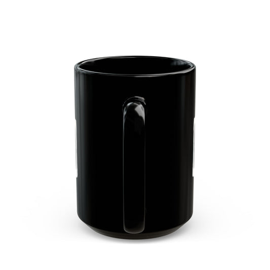 Black Coffee Mug — "scrubs" White Grunge Text | Funny Nurse & Medical Staff Gift (11oz, 15oz) - Creations by Chris and Carlos