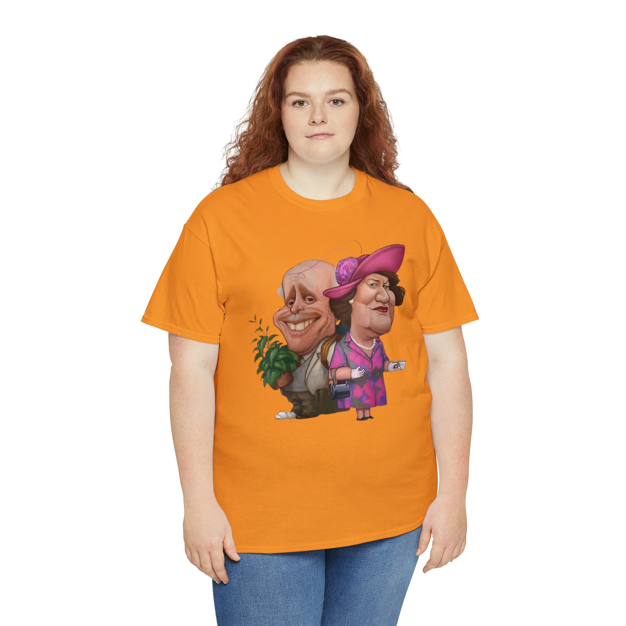 Keeping Up Appearances 90's TV Show-Unisex Heavy Cotton T-Shirt - Creations by Chris and Carlos