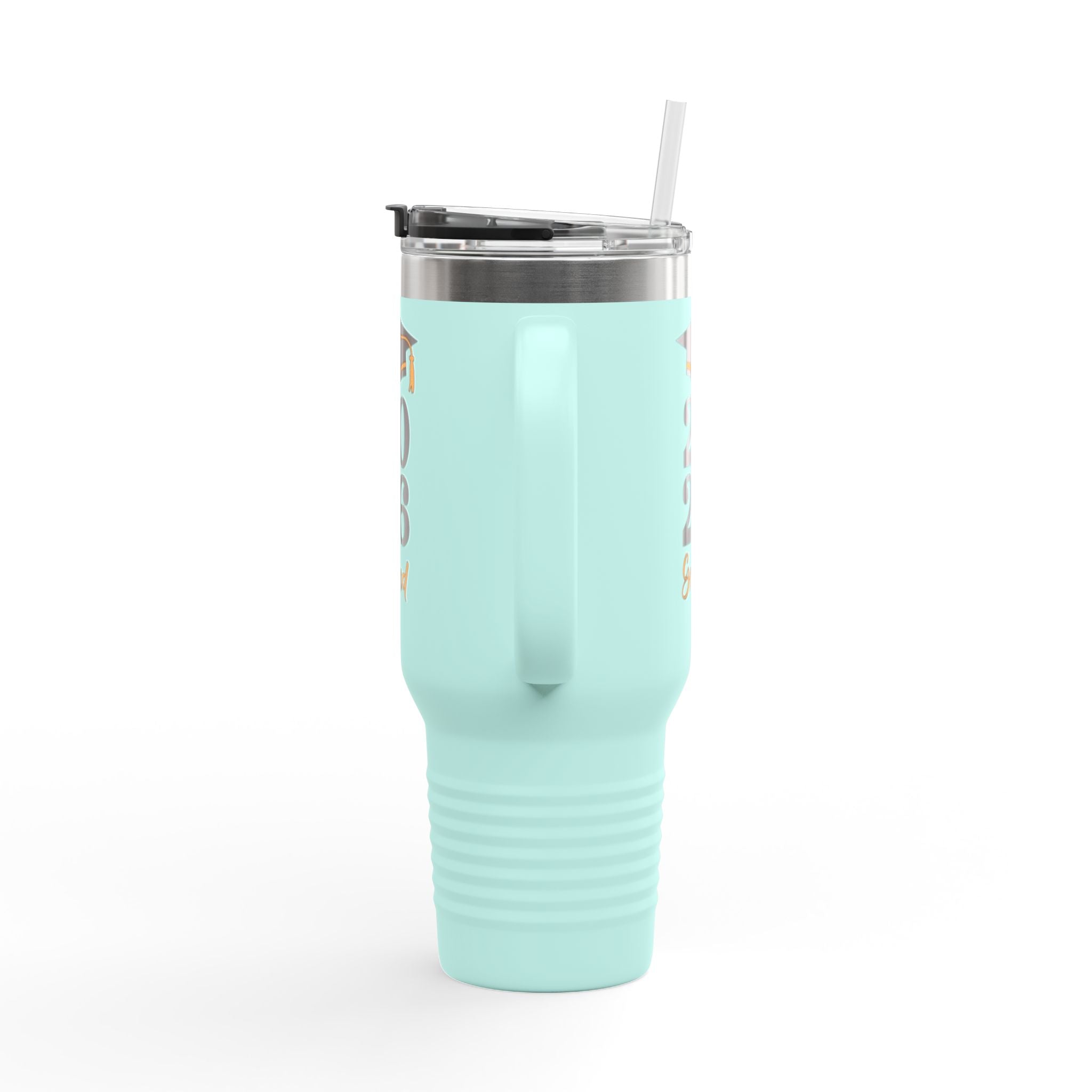 2026 Grad Insulated Travel Mug – 40oz Stainless Tumbler with Lid & Straw - Creations by Chris and Carlos
