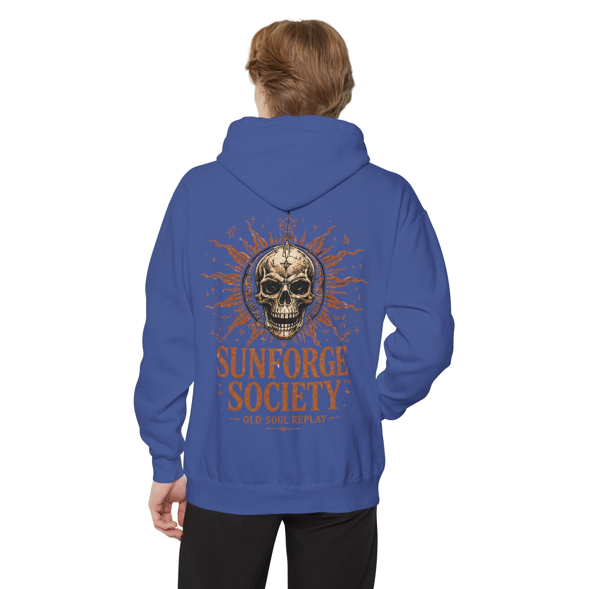 Sun Forge Steampunk Garment-Dyed Hoodie - Creations by Chris and Carlos