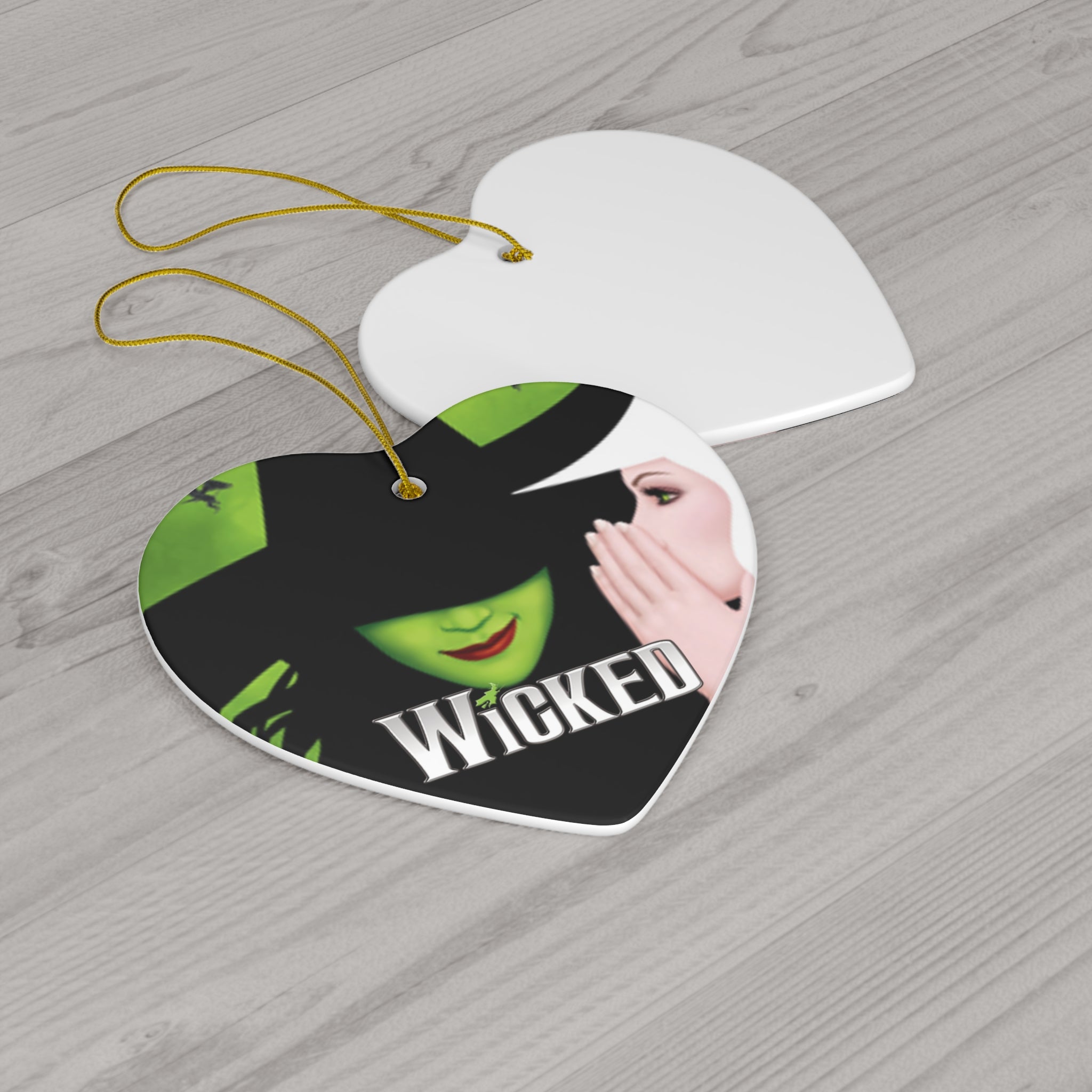 Wicked- Ceramic Ornament, 4 Shapes - Creations by Chris and Carlos