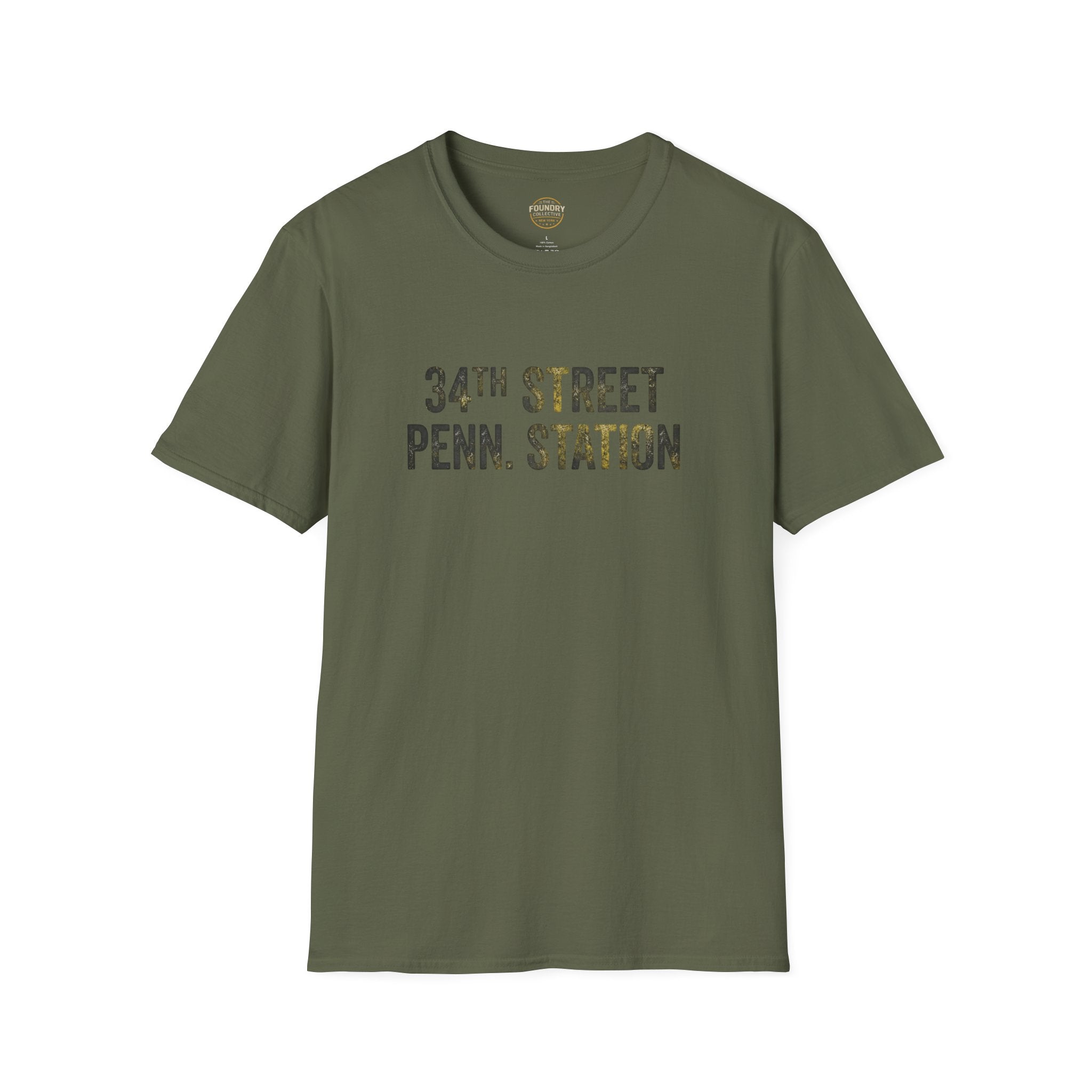The Foundry Collective 34th Street Penn Station T-Shirt — Vintage Subway Sign Tee - Creations by Chris and Carlos