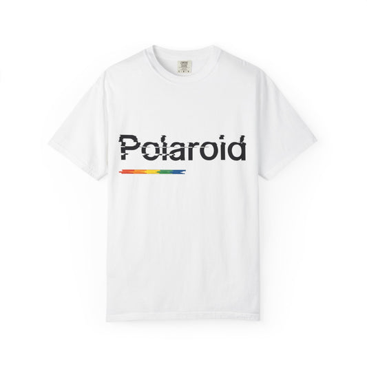 Polaroid Retro Rainbow Logo T-Shirt - Creations by Chris and Carlos