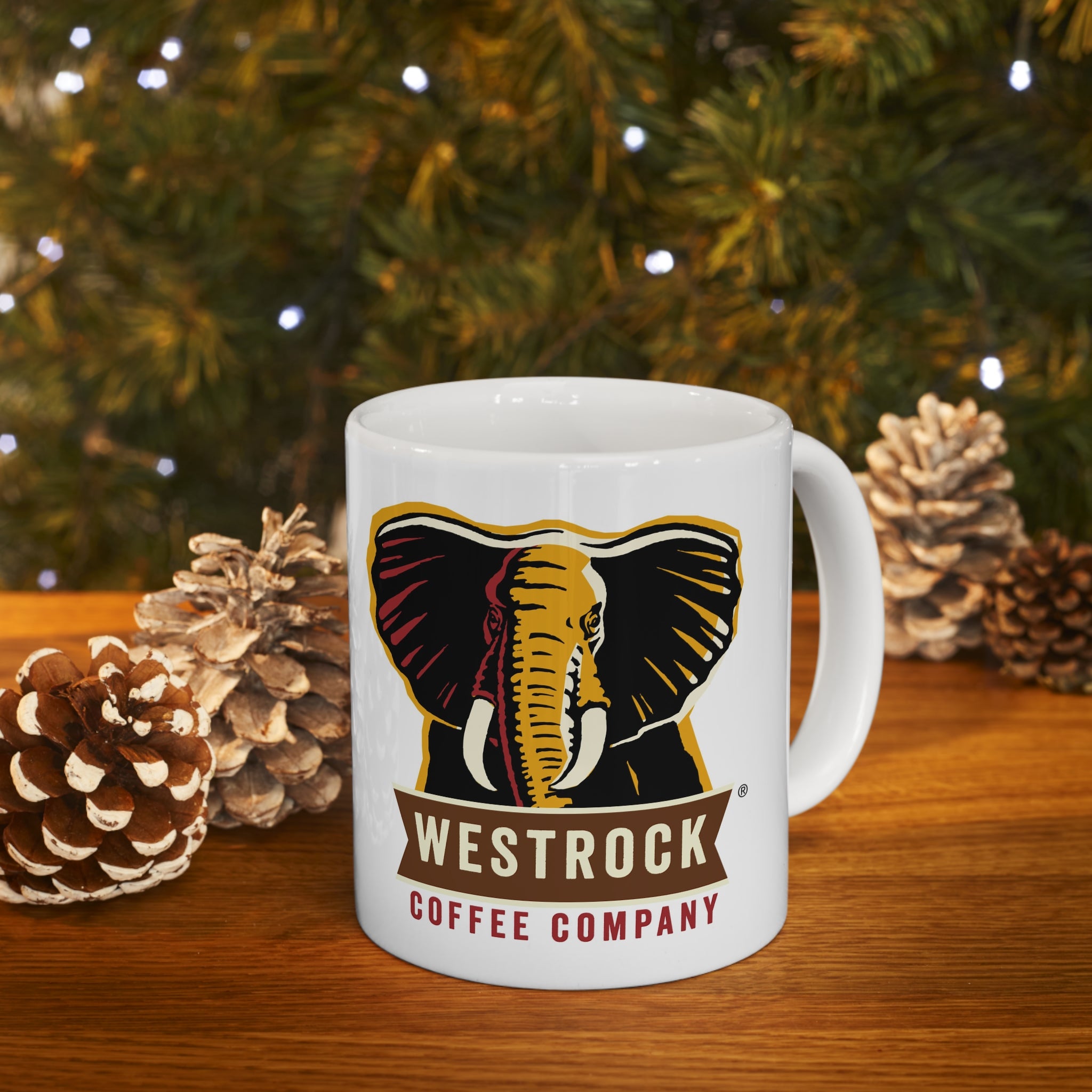 Westrock Coffee- White Ceramic Mug - Creations by Chris and Carlos