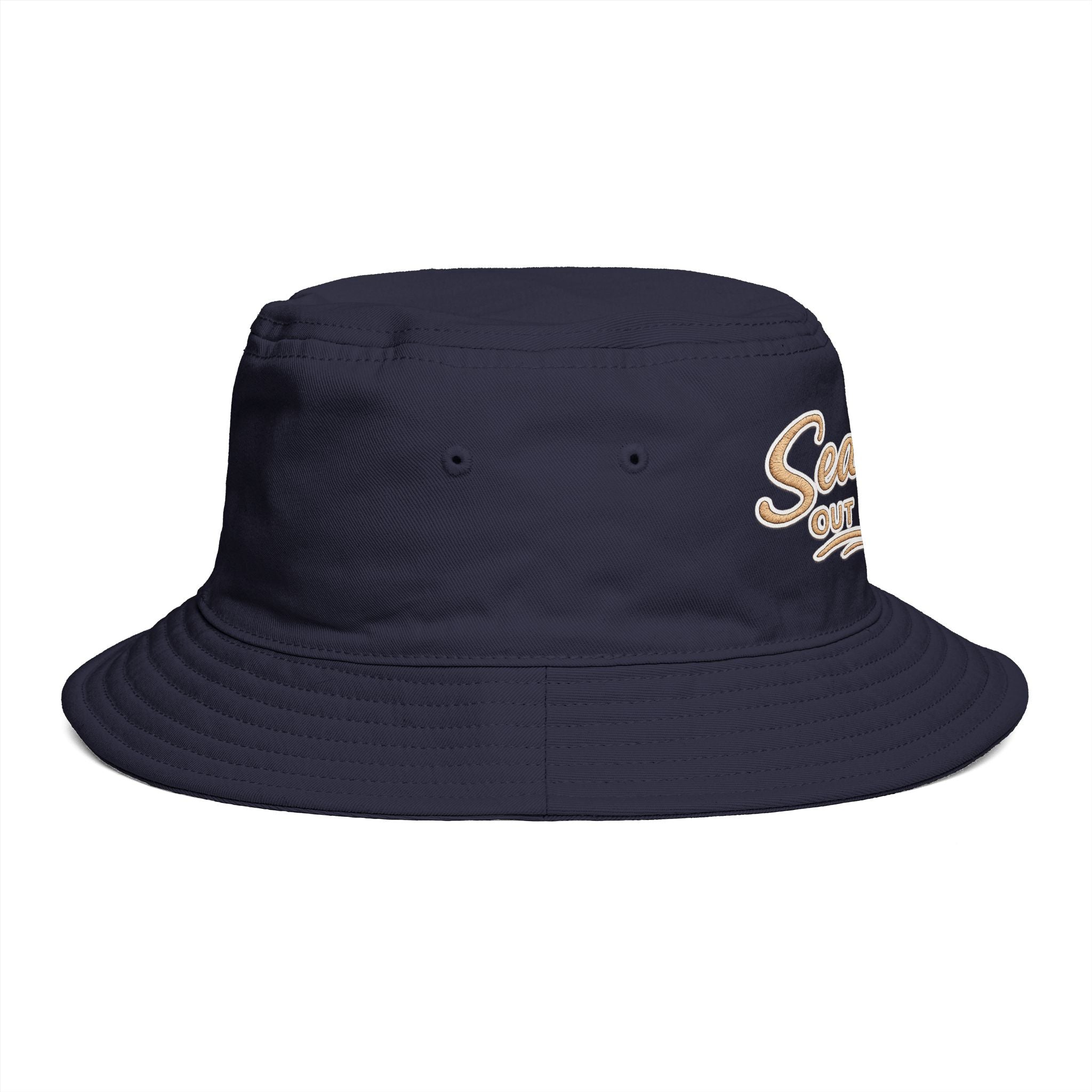 Sea You Out There Bucket Hat — Retro Coastal Embroidered Sun Hat - Creations by Chris and Carlos