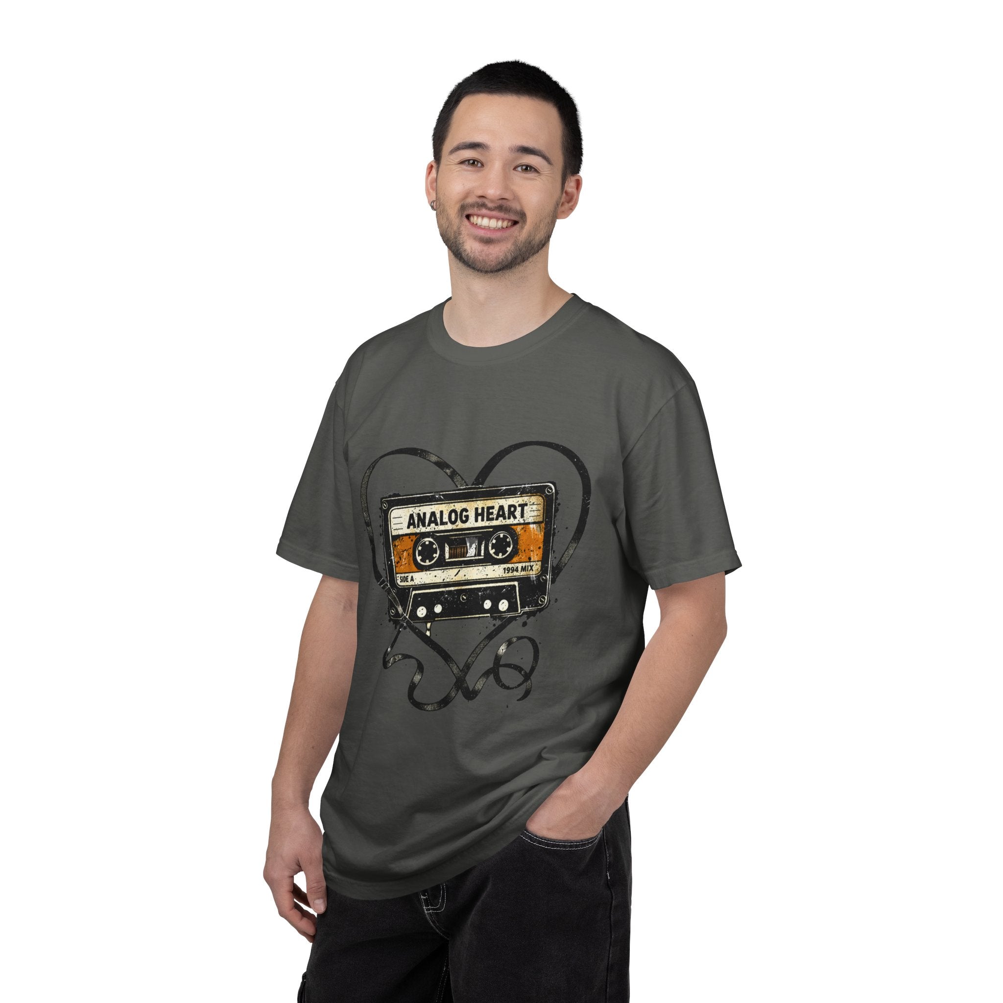 Analog Heart Cassette T-Shirt - Creations by Chris and Carlos
