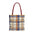 The Tailgate Crew- Stylish Plaid Tote Bag, Trendy Beach Bag, Reusable Shopping Tote