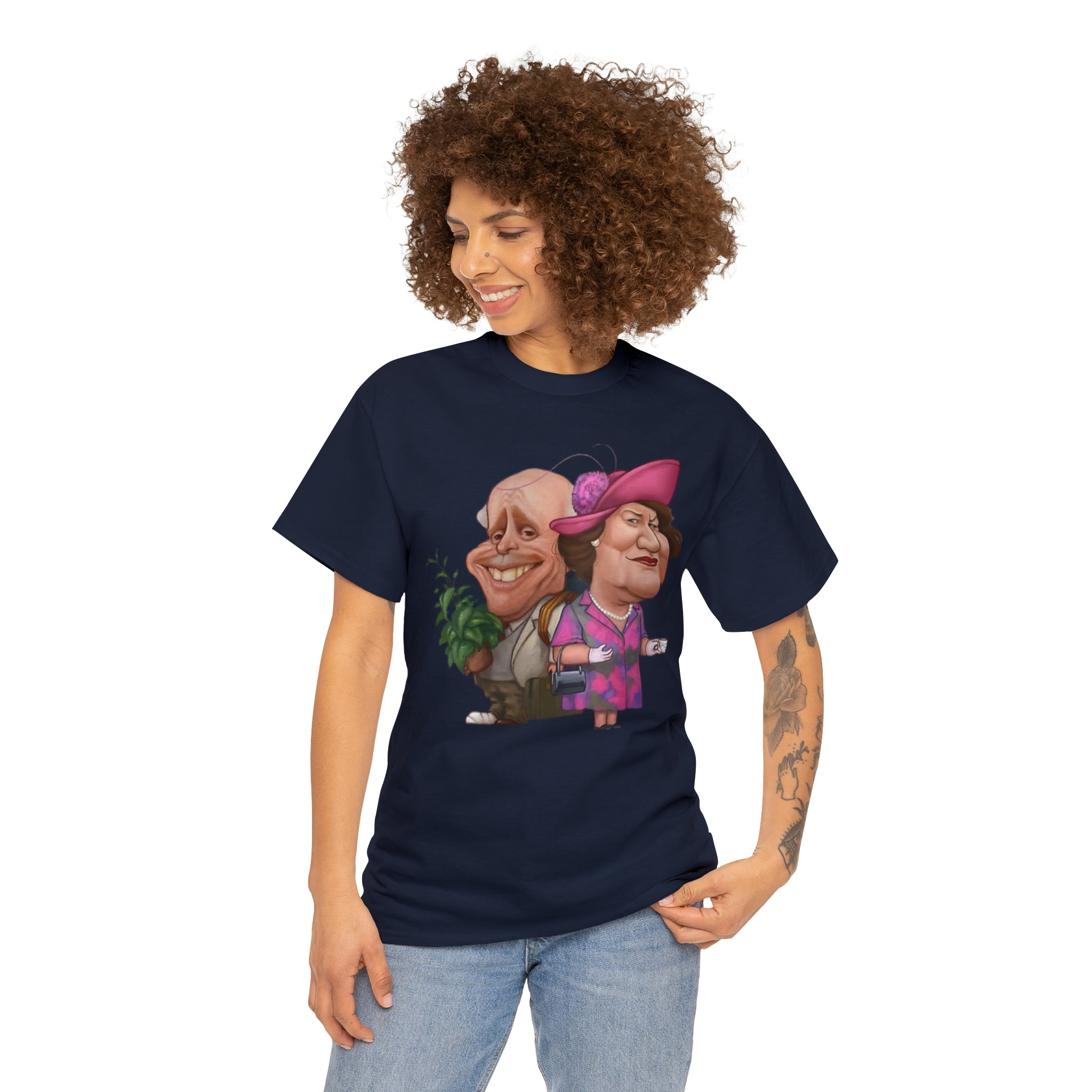 Keeping Up Appearances 90's TV Show-Unisex Heavy Cotton T-Shirt - Creations by Chris and Carlos