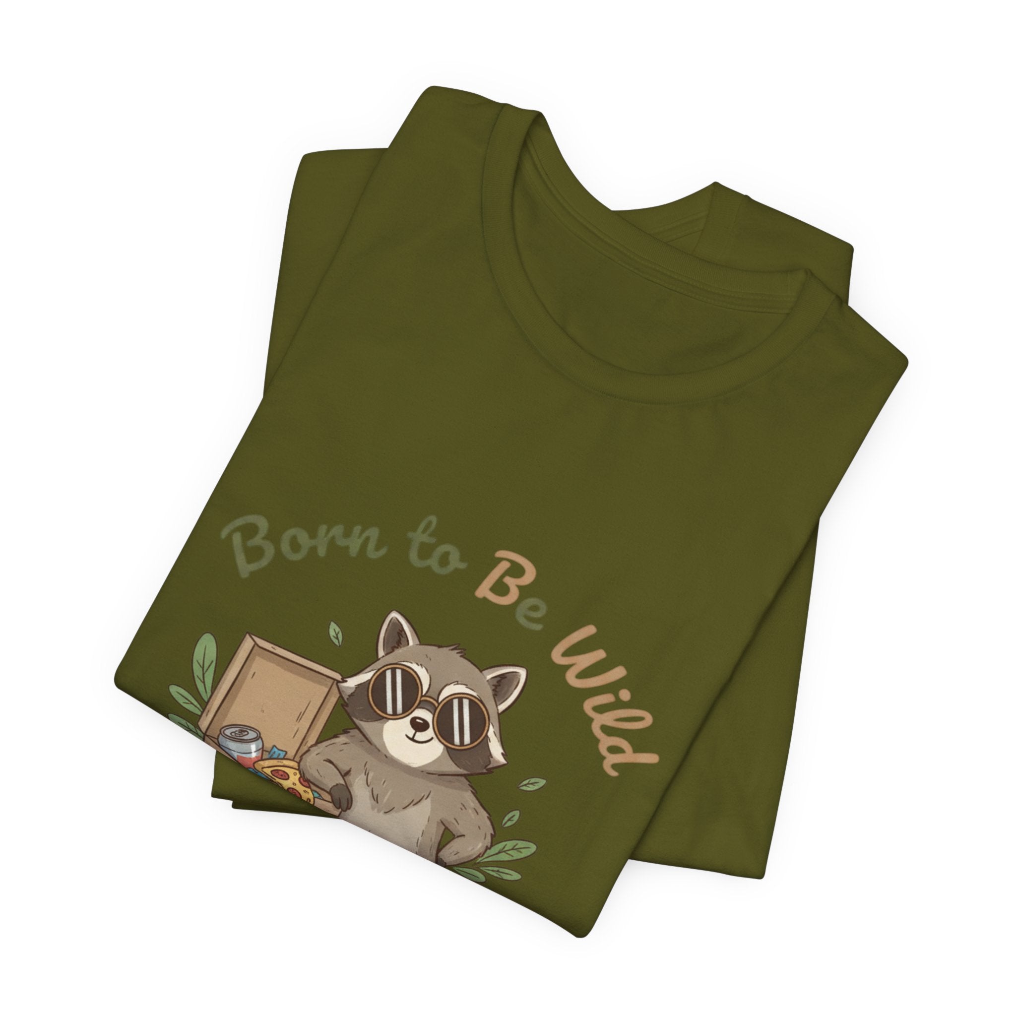 Trash Panda Raccoon Doodle Tee | goofy critter, possum art - Creations by Chris and Carlos