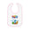 Number Blocks Baby Bib - Fun Contrast Trim Jersey Bib for Messy Mealtimes