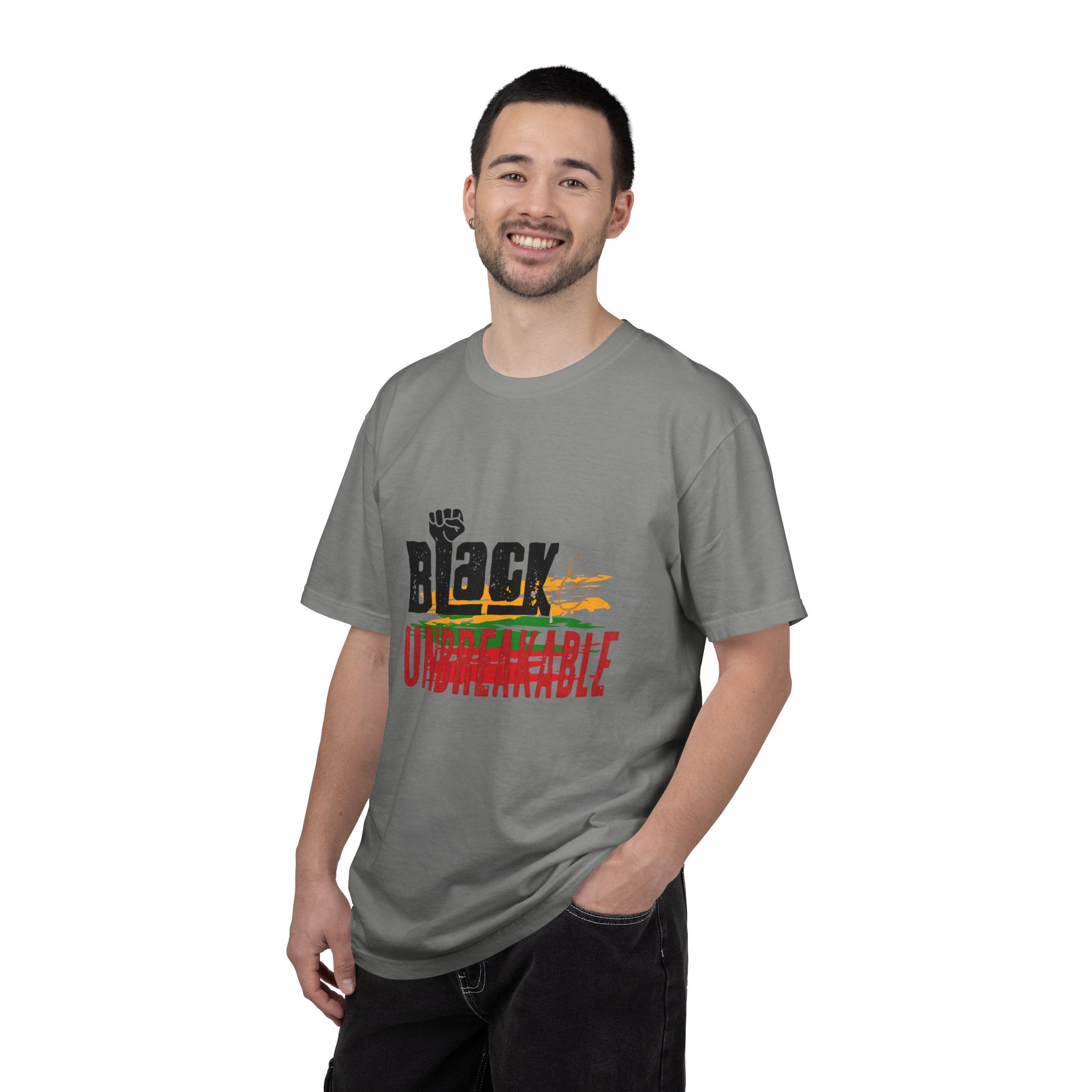 Black History Month- is Unbreakable T-Shirt Pan-African Power Graphic Tee - Creations by Chris and Carlos