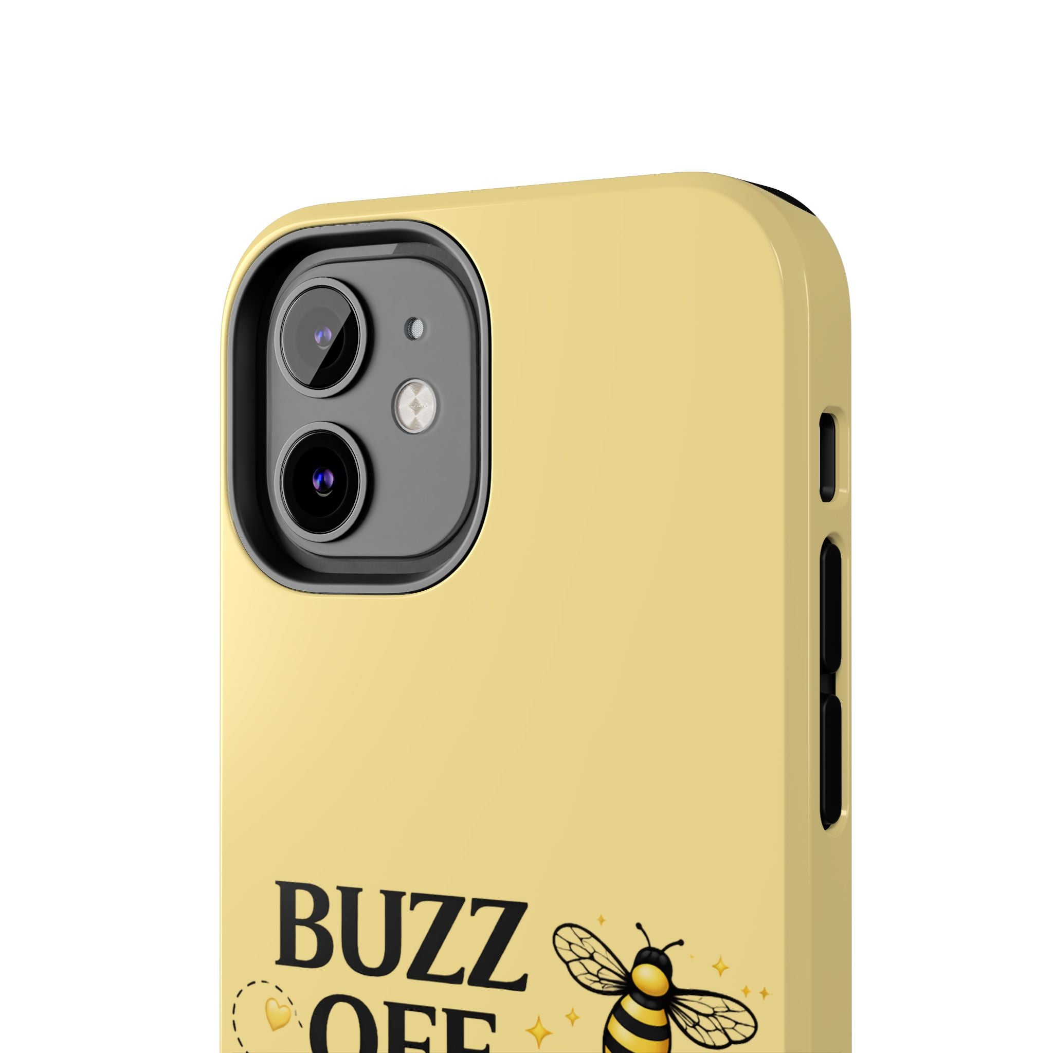 Buzz Off Bee Happy Always Phone Case - Creations by Chris and Carlos