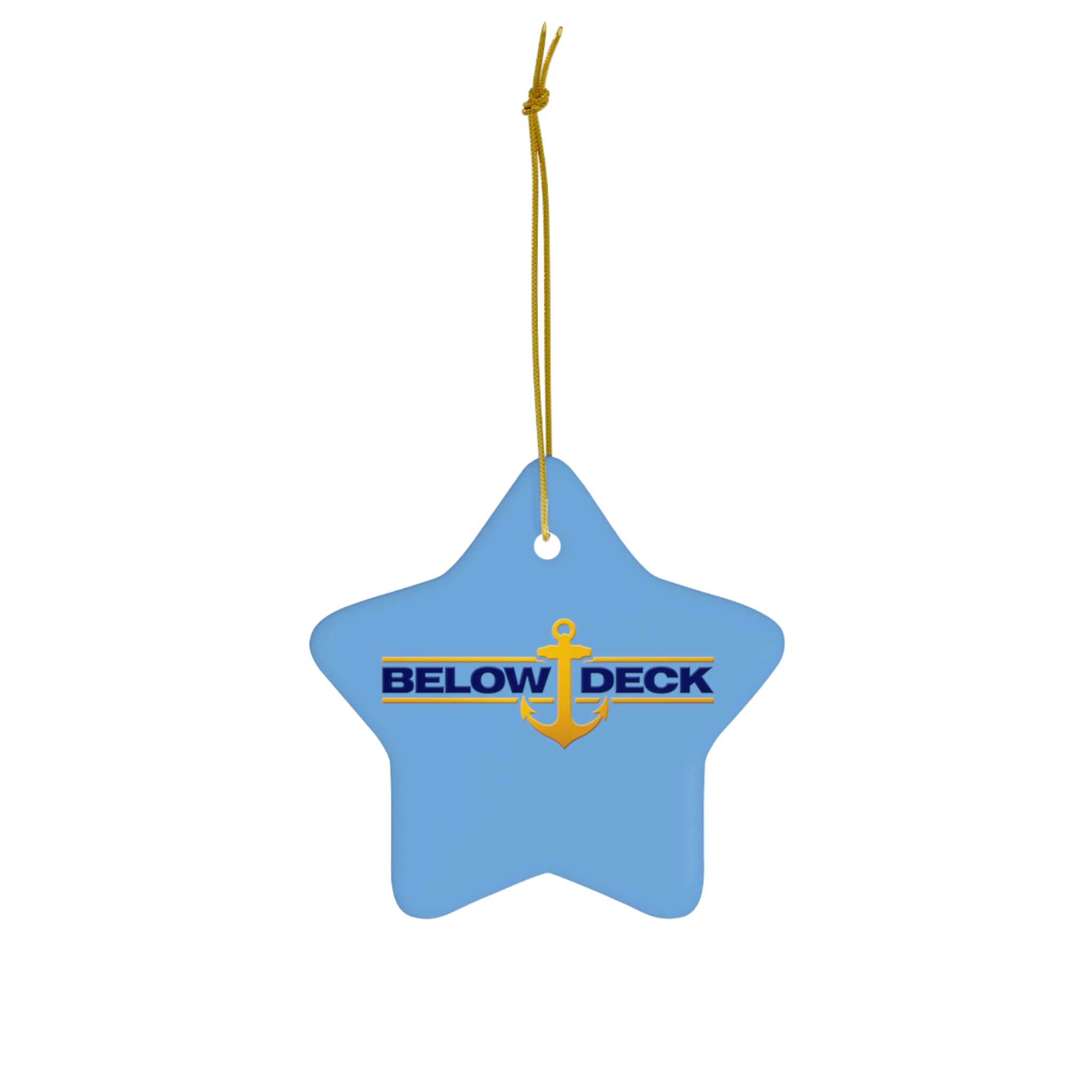 Below Deck- Ceramic Ornament, 4 Shapes - Creations by Chris and Carlos