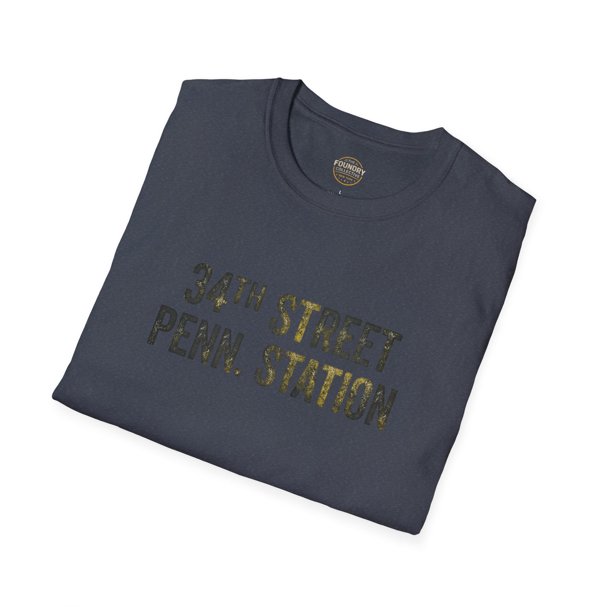 The Foundry Collective 34th Street Penn Station T-Shirt — Vintage Subway Sign Tee - Creations by Chris and Carlos