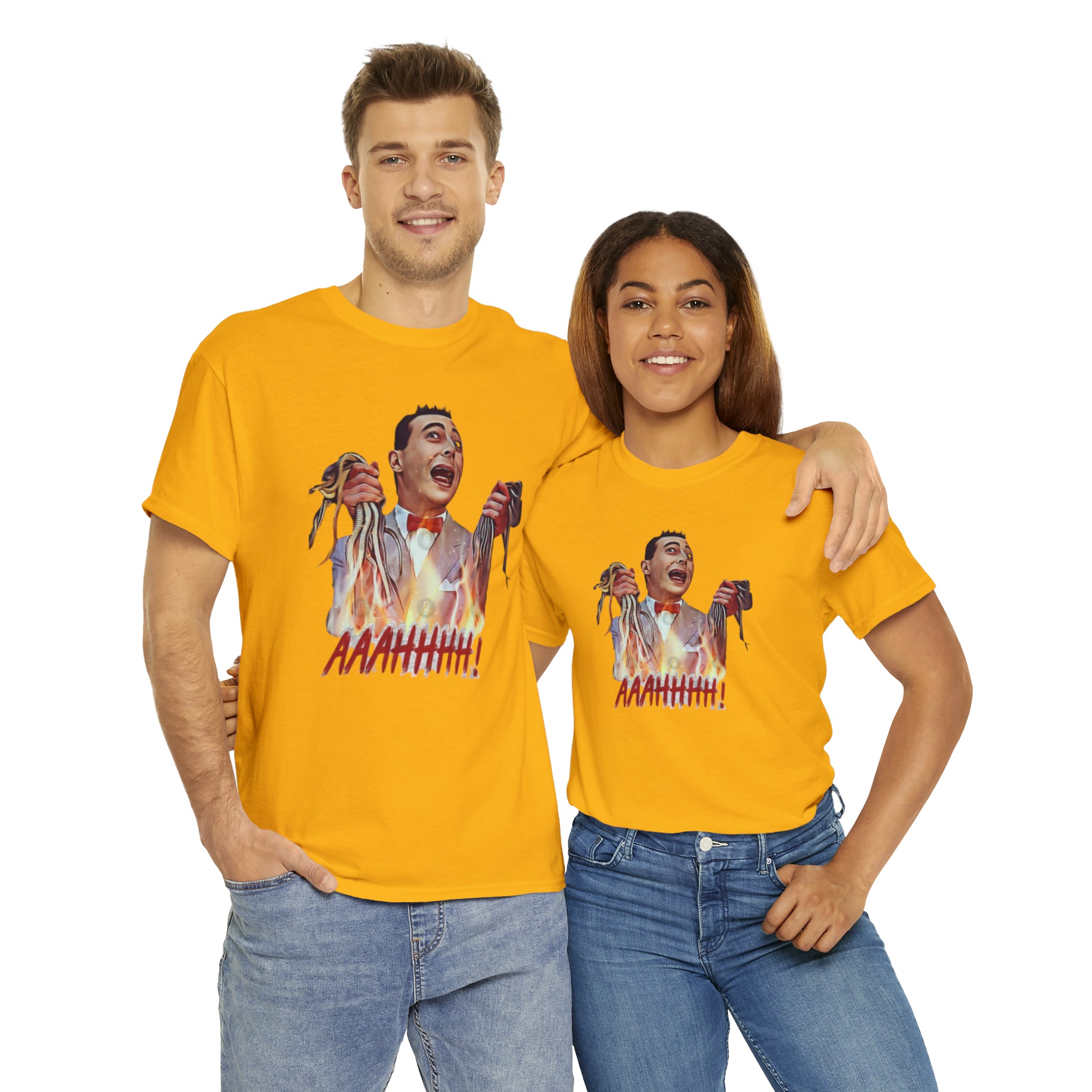 Pee Wee Herman-  Unisex Heavy Cotton T-Shirt - Creations by Chris and Carlos