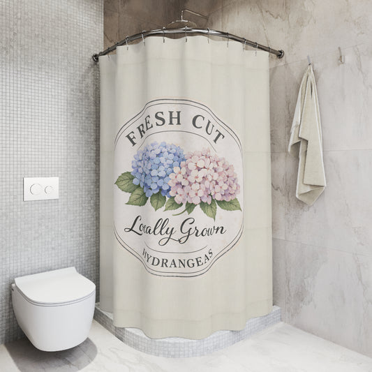 Hydrangea 'Fresh Cut Locally Grown' Shower Curtain - Creations by Chris and Carlos