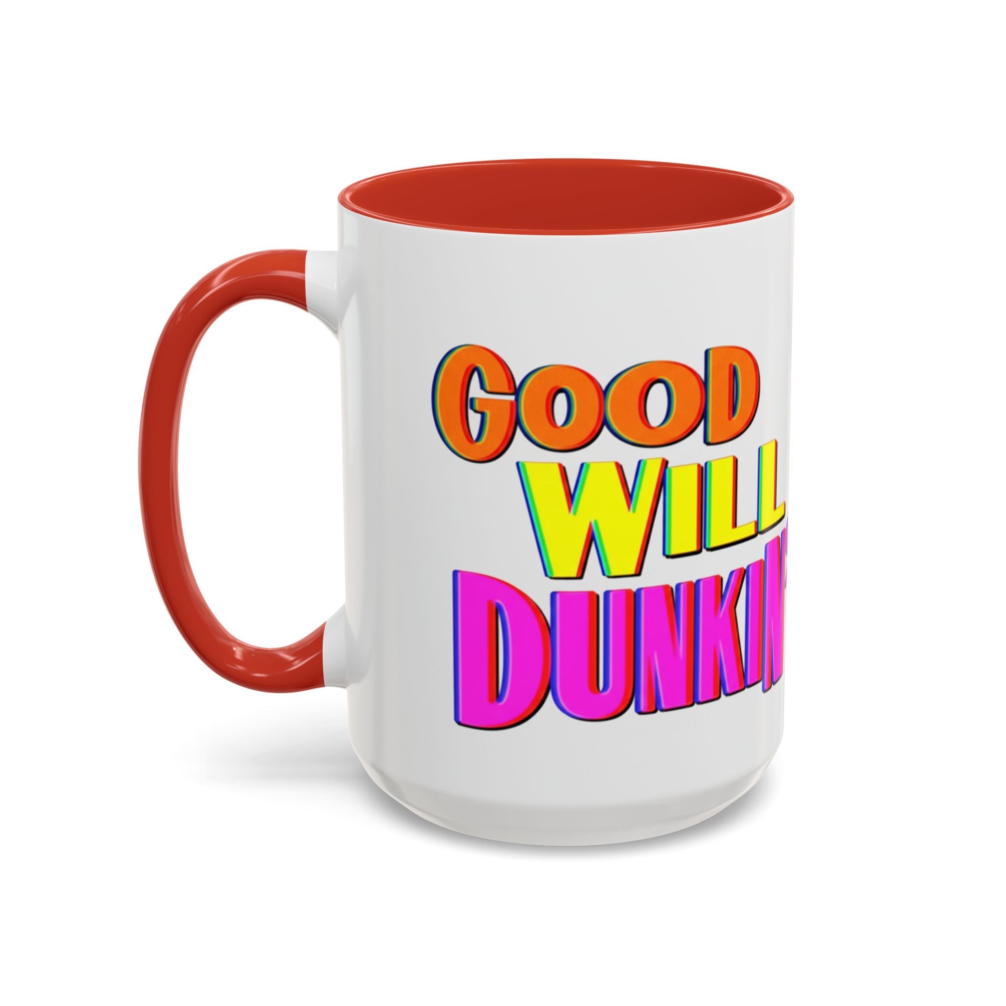 Good Will Dunkin' Coffee Mug — Colorful Retro Donut Lover Gift (11/15oz) - Creations by Chris and Carlos