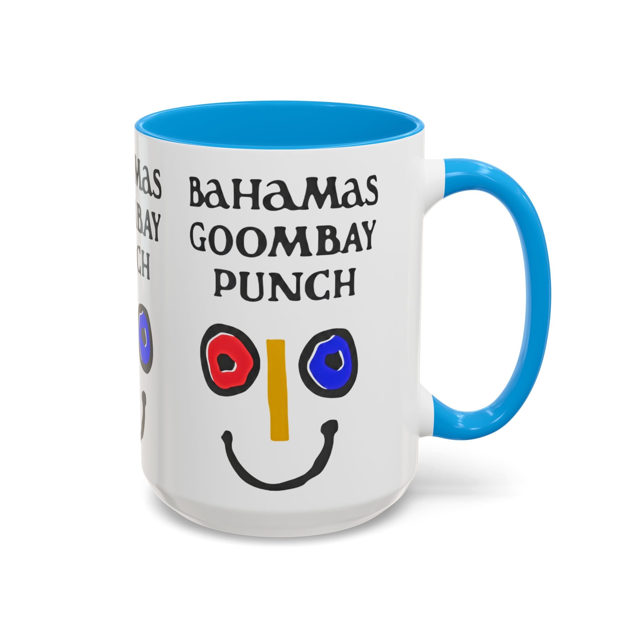 Bahamas Goombay Punch Mug — Colorful Caribbean Smile Coffee Cup (11oz, 15oz) - Creations by Chris and Carlos