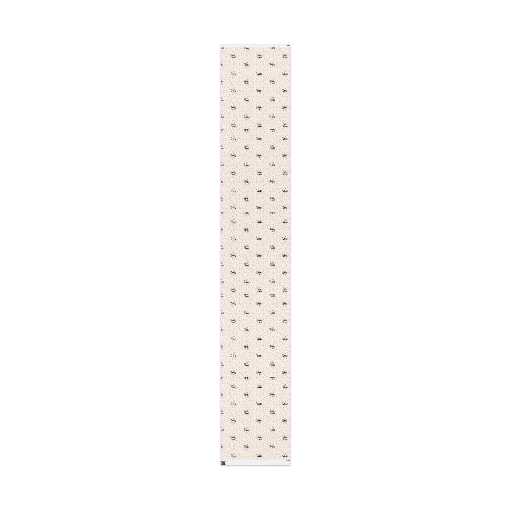Easter Floral Mini Rose Wrapping Paper Roll — Pink Rosebud Gift Wrap - Creations by Chris and Carlos
