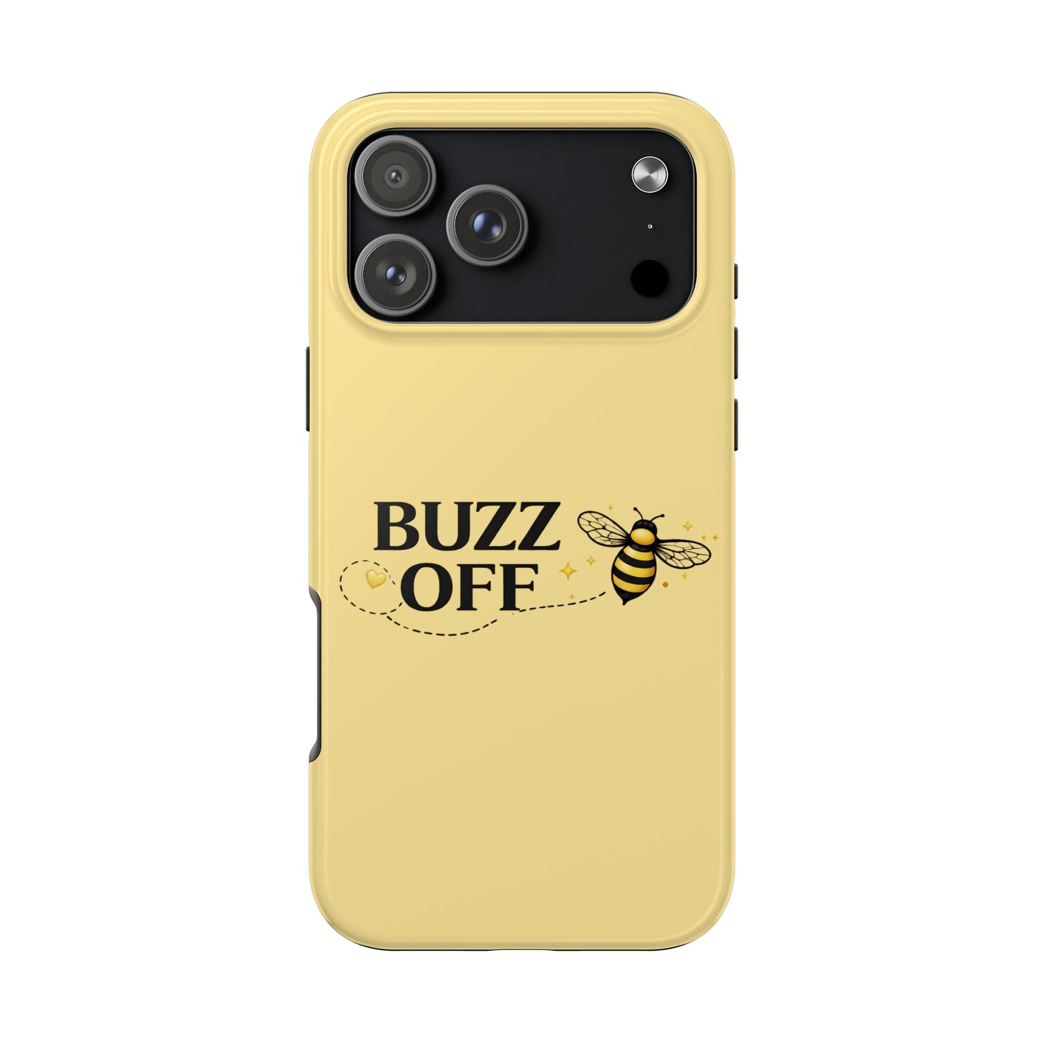 Buzz Off Bee Happy Always Phone Case - Creations by Chris and Carlos