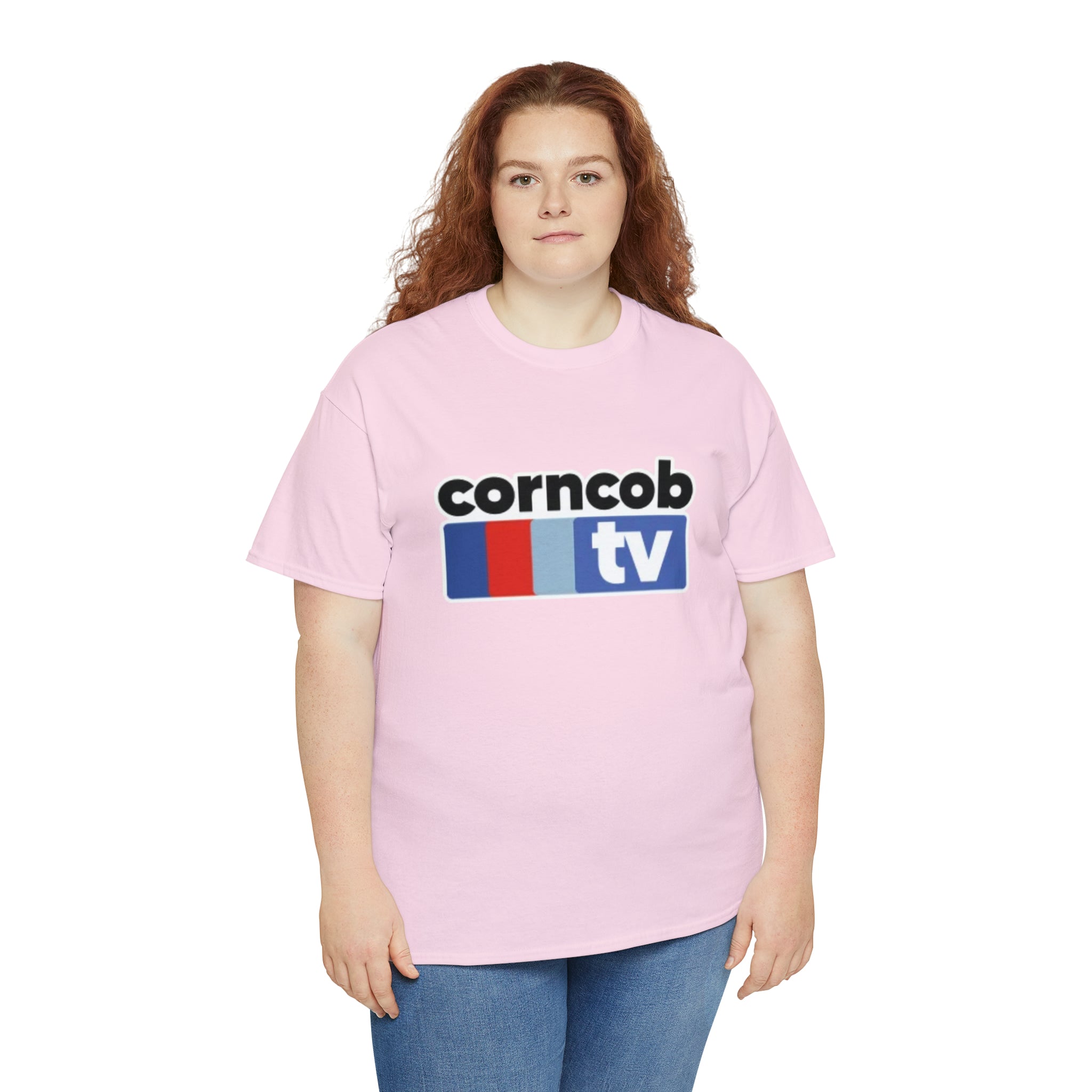 Corncob Tv- Unisex Heavy Cotton T-Shirt - Creations by Chris and Carlos