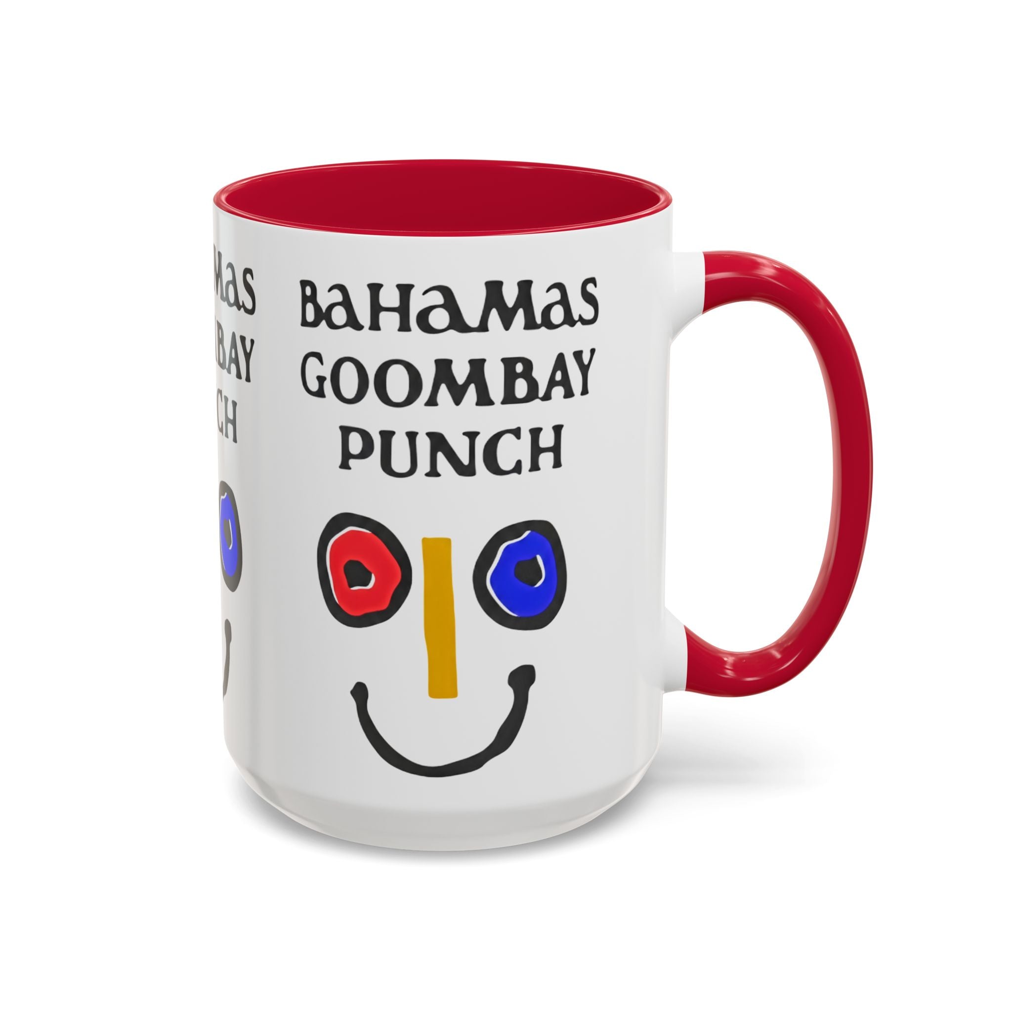 Bahamas Goombay Punch Mug — Colorful Caribbean Smile Coffee Cup (11oz, 15oz) - Creations by Chris and Carlos