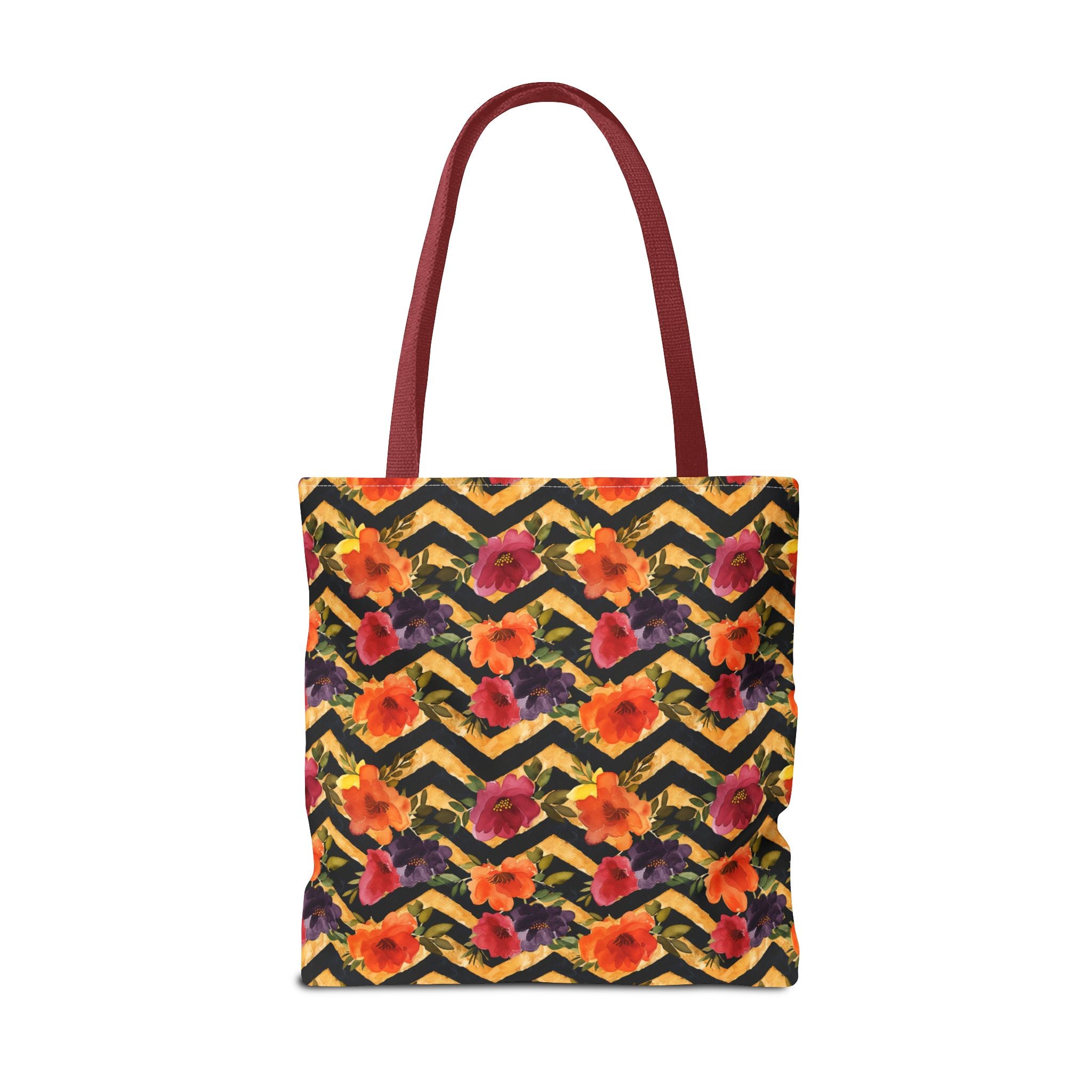 Sol y Alegría (Sun and Joy) Collection- Cactus Succulent Pattern Microfiber Blanket Soft Velveteen Throw for Home & Garden Lovers Floral Chevron Tote Bag — Bright Orange & Pink All-Over-Print Beach Shopper - Creations by Chris and Carlos