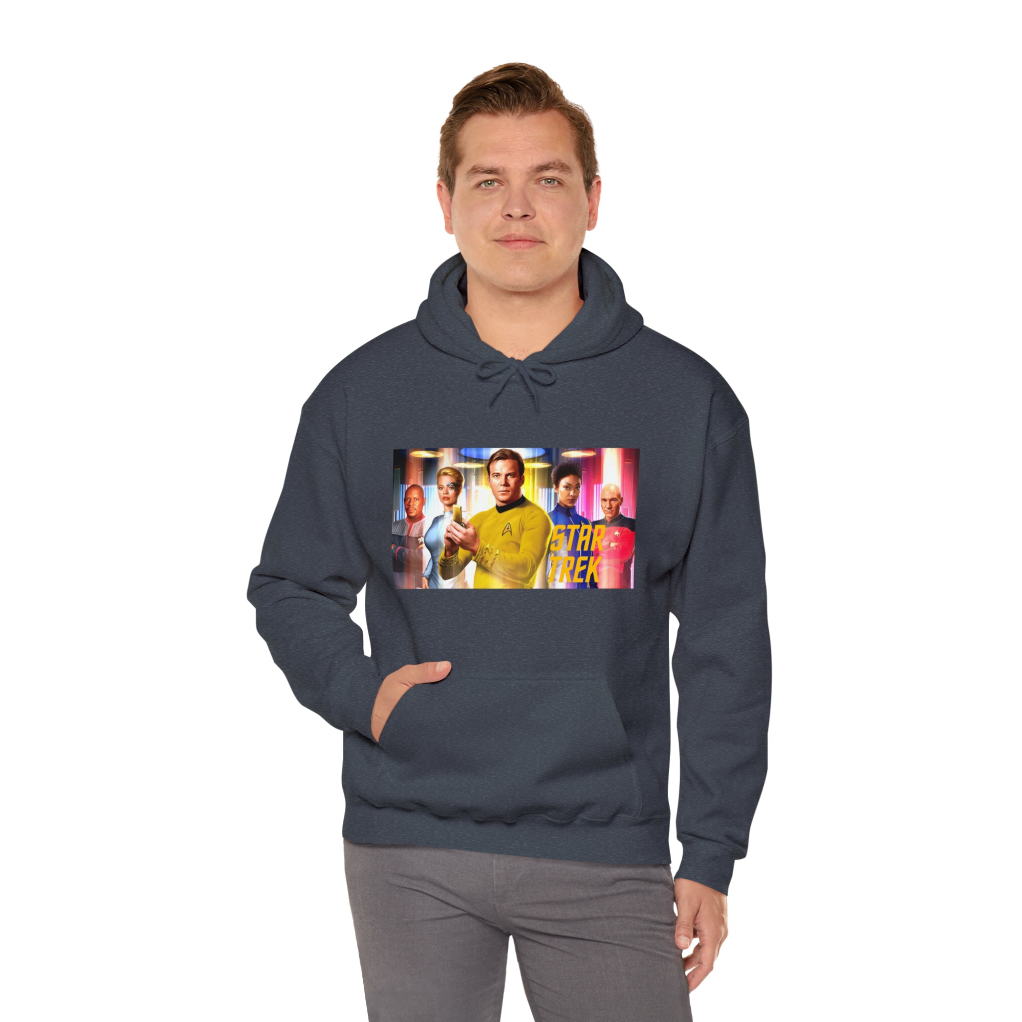 Star Trek- Unisex Heavy Blend™ Hooded Sweatshirt - Creations by Chris and Carlos