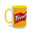 French's Mustard Logo Accent Coffee Mug — Retro Yellow 11/15oz - Creations by Chris and Carlos