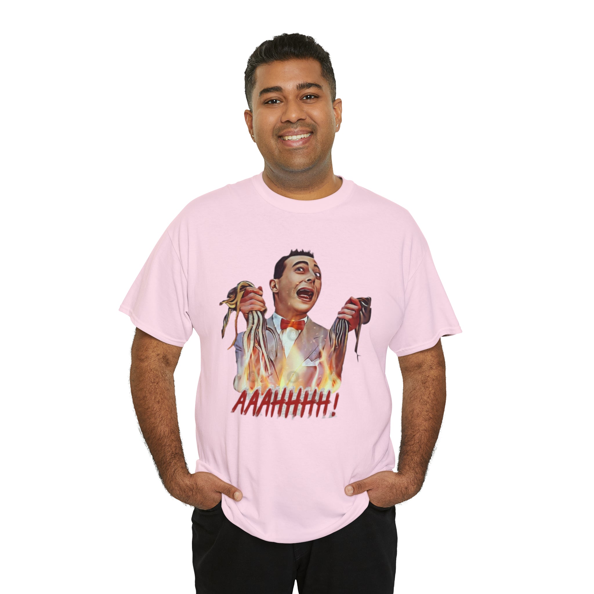 Pee Wee Herman-  Unisex Heavy Cotton T-Shirt - Creations by Chris and Carlos