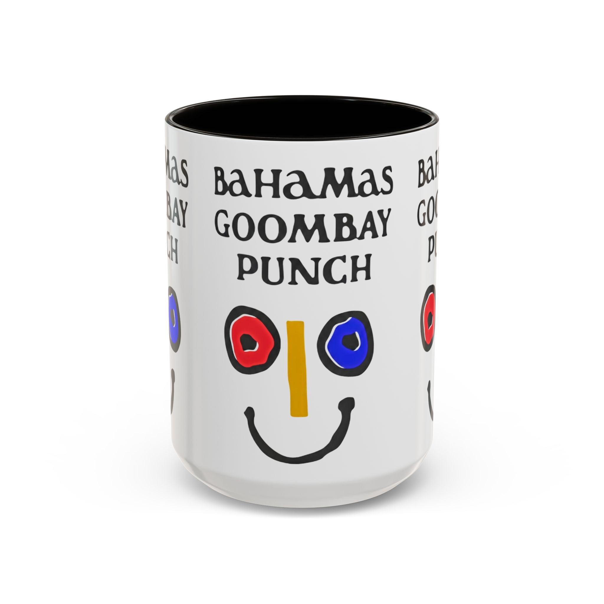 Bahamas Goombay Punch Mug — Colorful Caribbean Smile Coffee Cup (11oz, 15oz) - Creations by Chris and Carlos