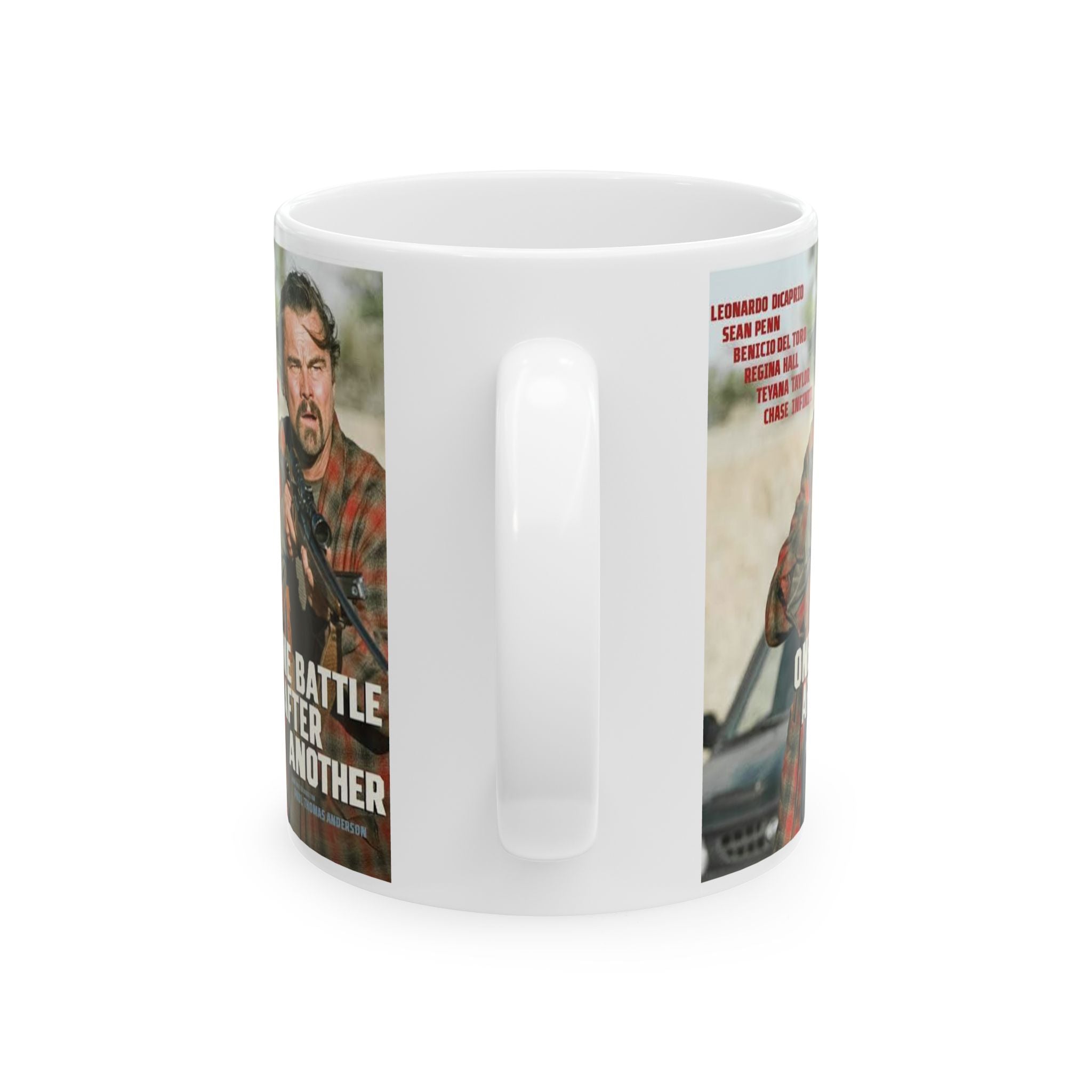 Mug — 'One Battle After Another' Action Movie Photo Mug (11oz & 15oz) - Creations by Chris and Carlos
