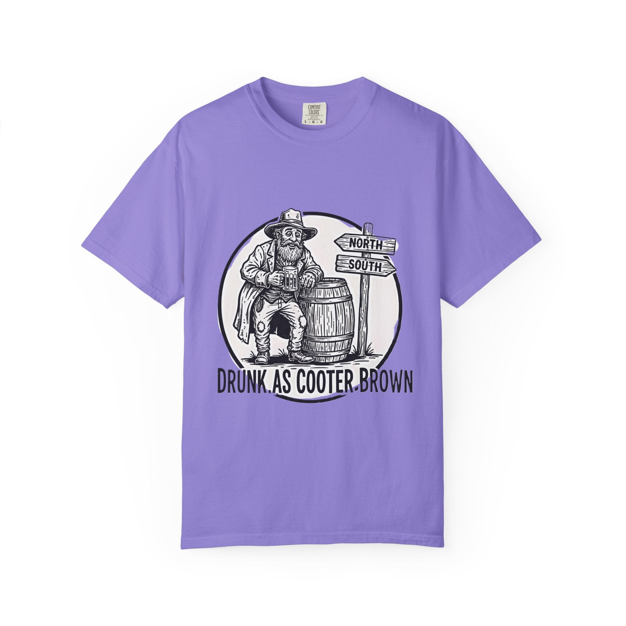 Drunk as Cooter Brown T-Shirt — Vintage Country Barrel Graphic Tee - Creations by Chris and Carlos