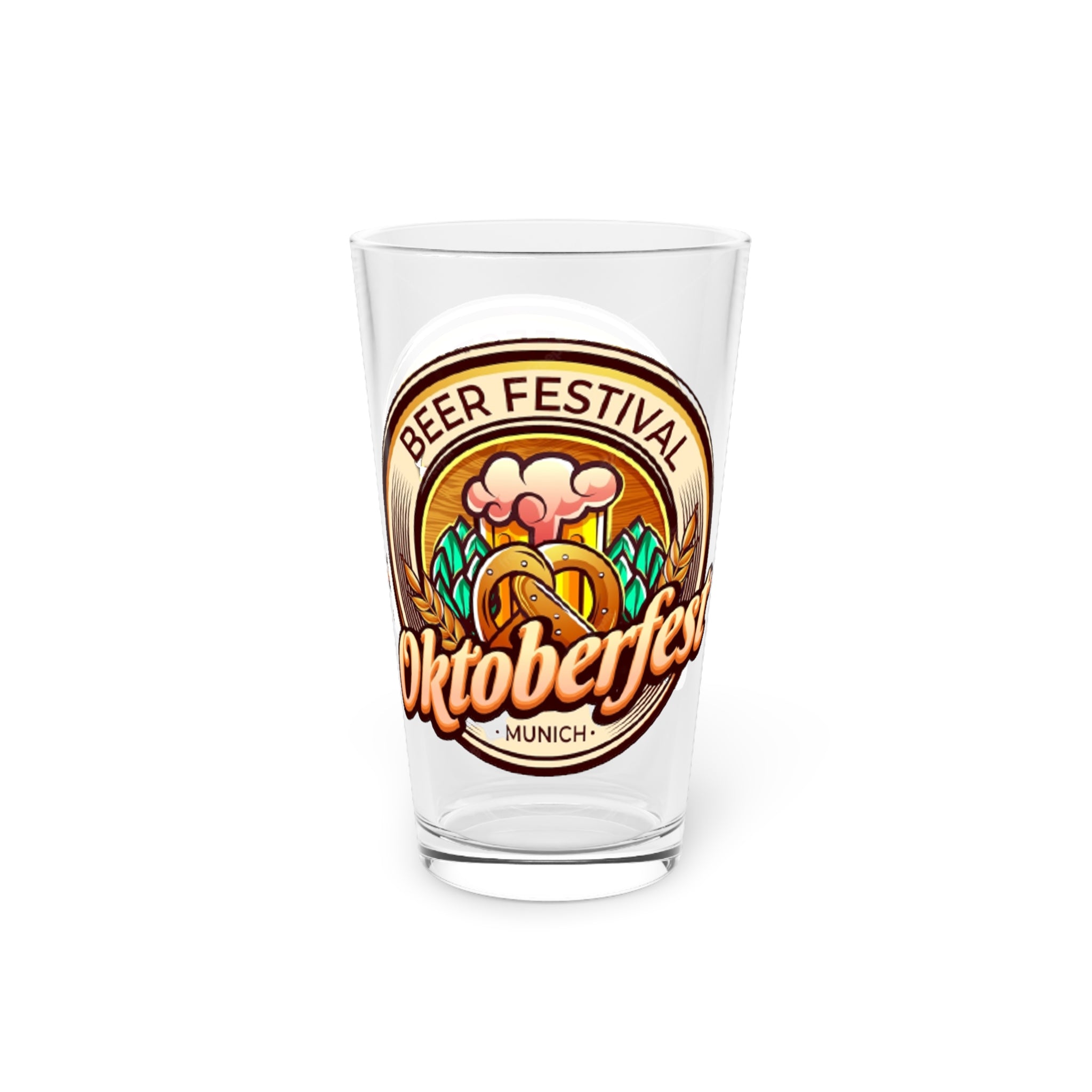 Oktoberfest- Pint Glass, 16oz - Creations by Chris and Carlos