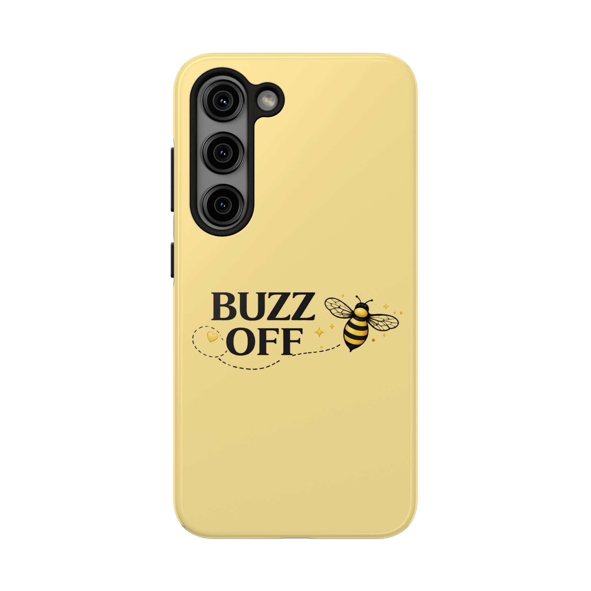 Buzz Off Bee Happy Always Phone Case - Creations by Chris and Carlos