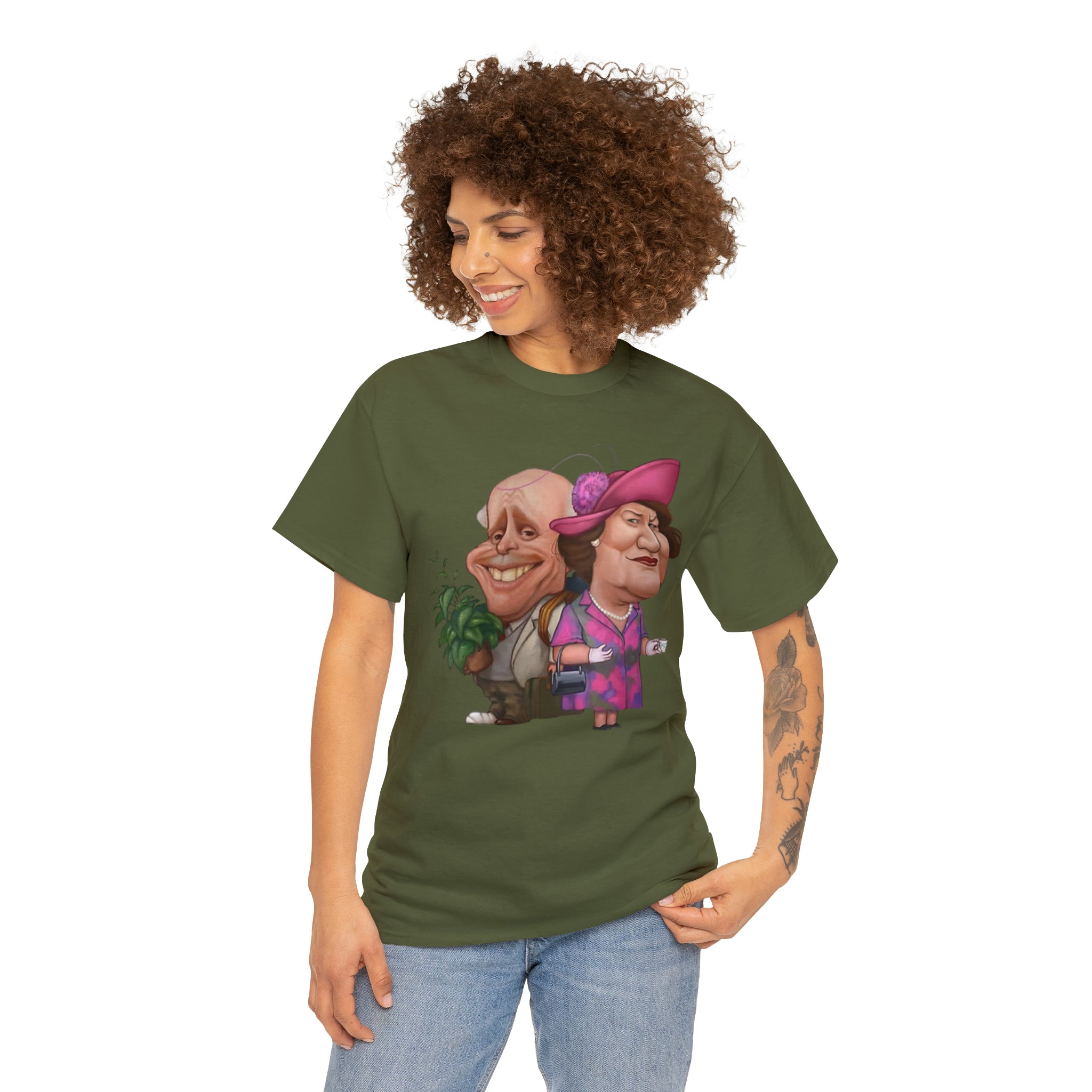Keeping Up Appearances 90's TV Show-Unisex Heavy Cotton T-Shirt - Creations by Chris and Carlos