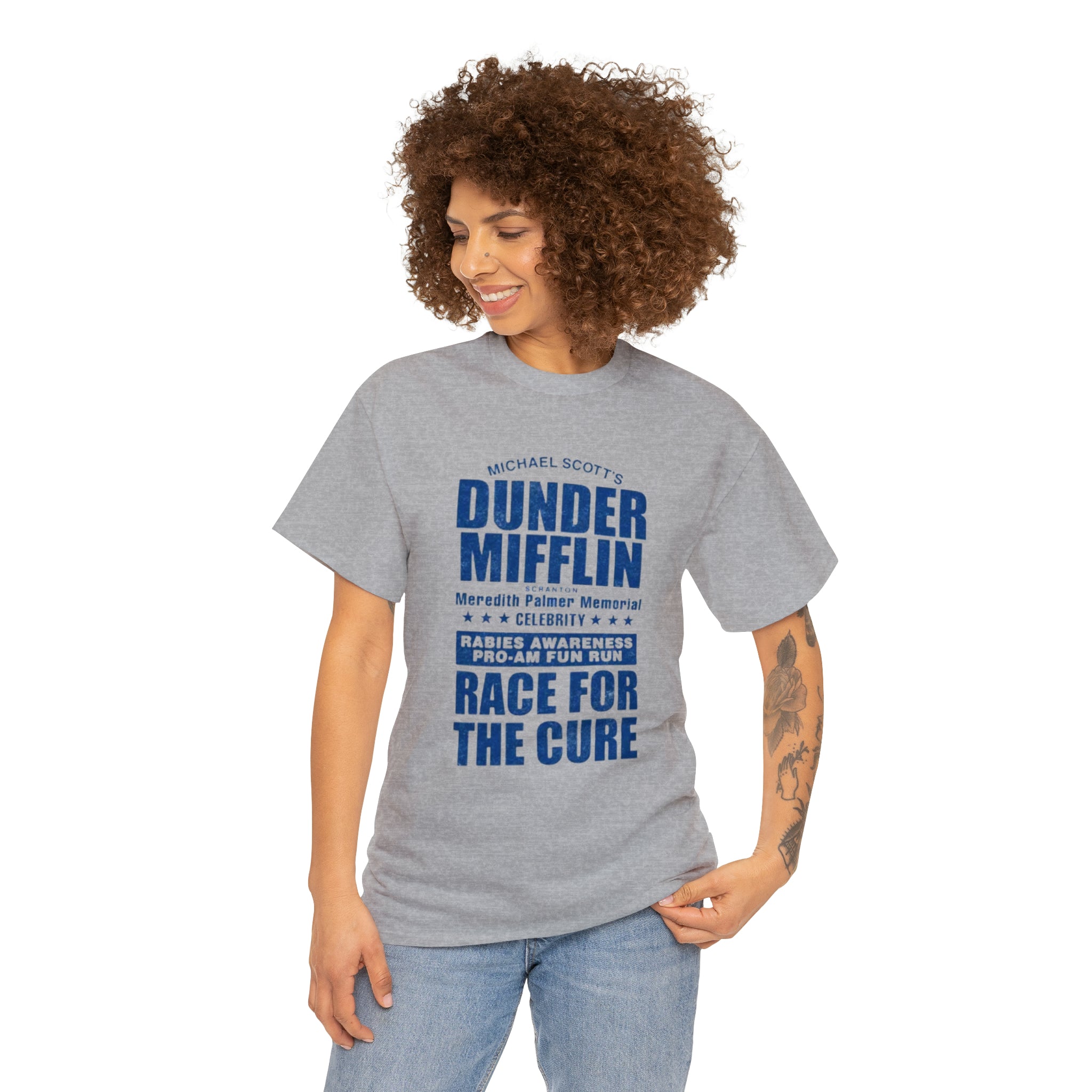 Race for the Cure- Unisex Heavy Cotton T-Shirt - Creations by Chris and Carlos