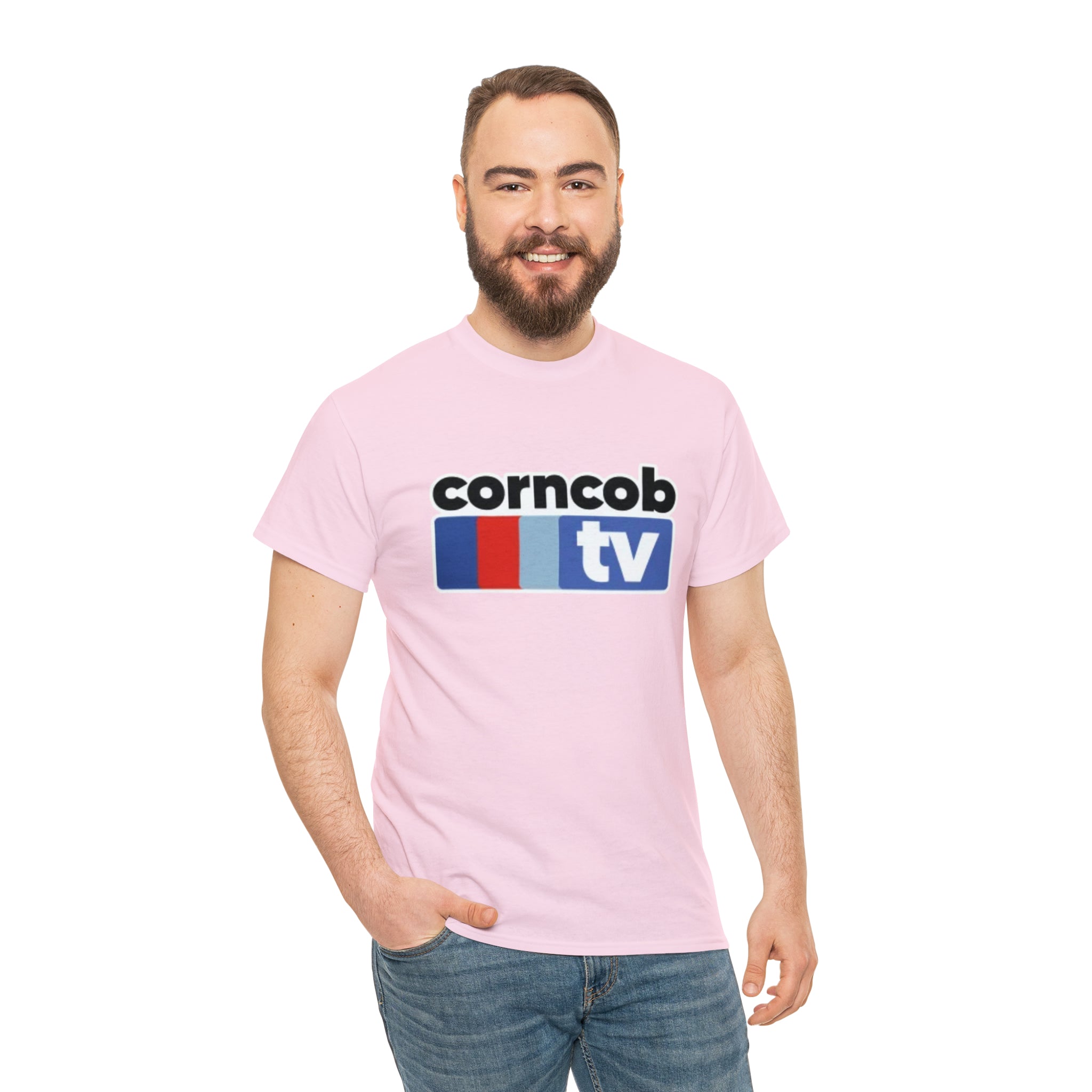 Corncob Tv- Unisex Heavy Cotton T-Shirt - Creations by Chris and Carlos
