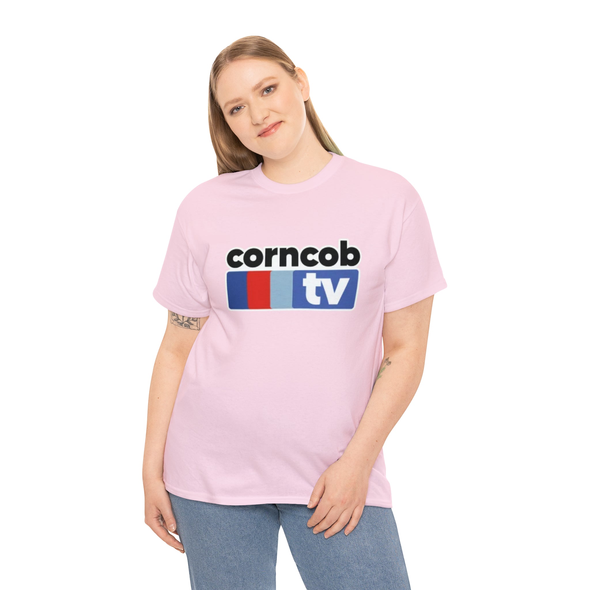 Corncob Tv- Unisex Heavy Cotton T-Shirt - Creations by Chris and Carlos